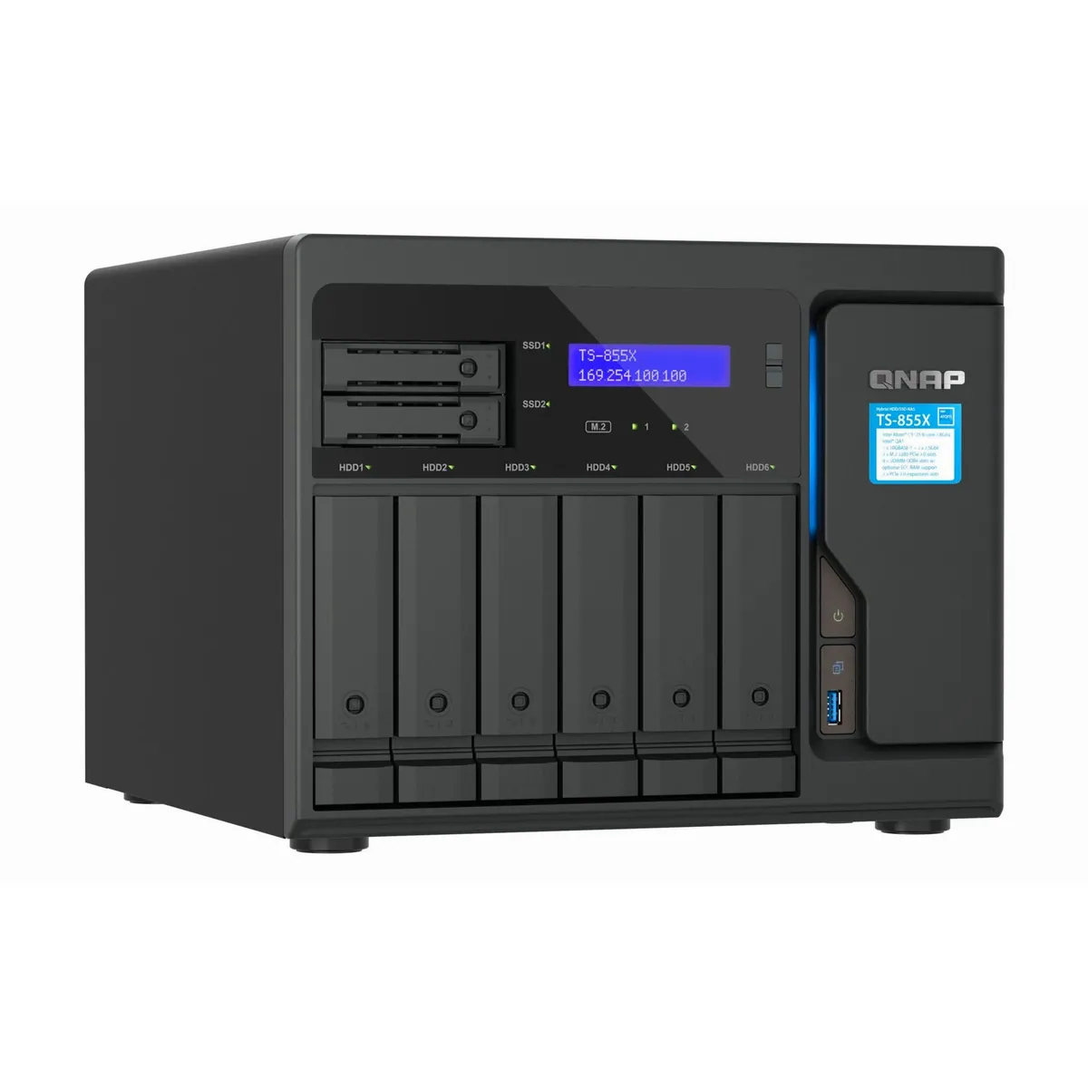 QNAP TS-855X NAS-Server, erweiterbarer Speicher, schnelle Datenübertragung, benutzerfreundliche Software 2
