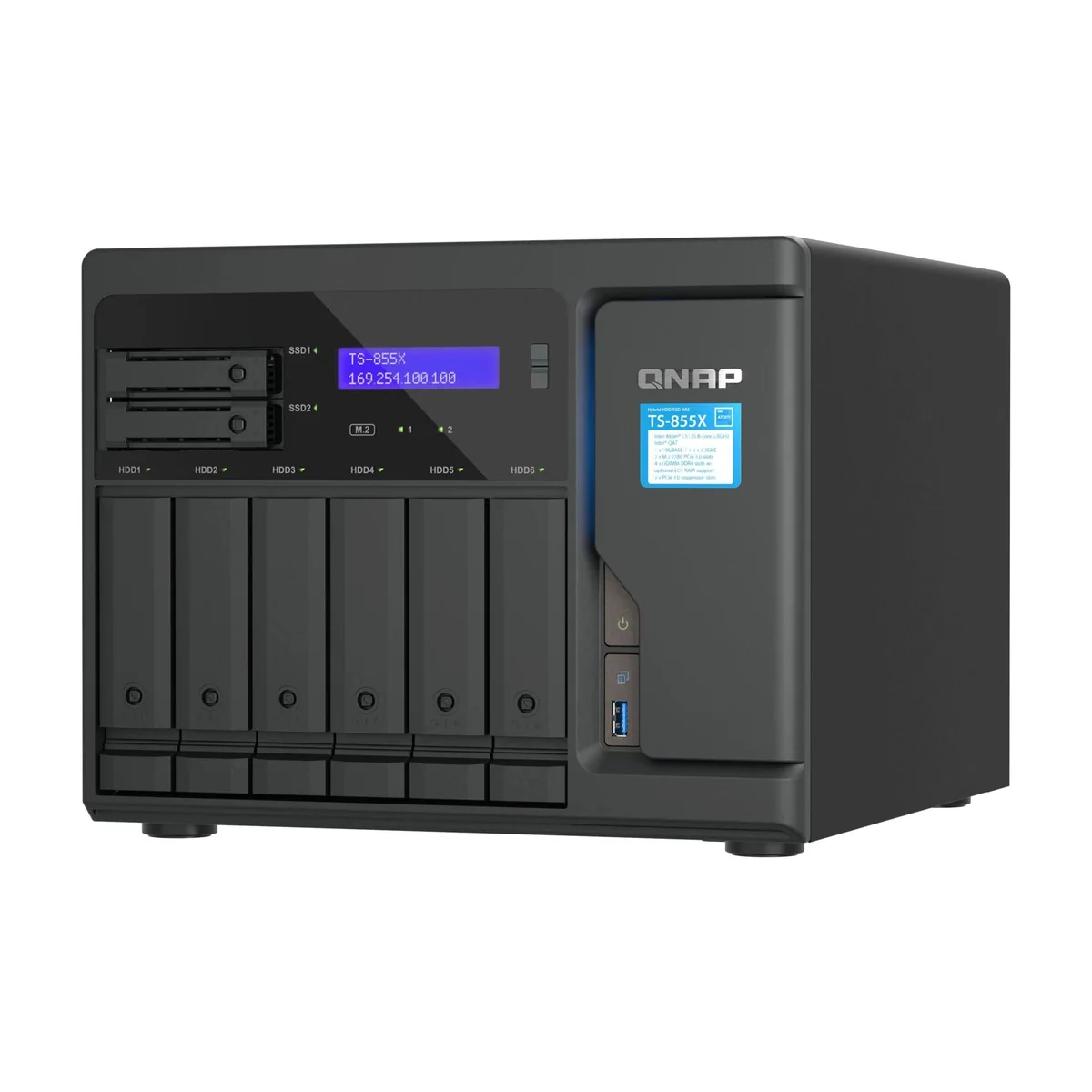 QNAP TS-855X NAS-Server, erweiterbarer Speicher, schnelle Datenübertragung, benutzerfreundliche Software 3