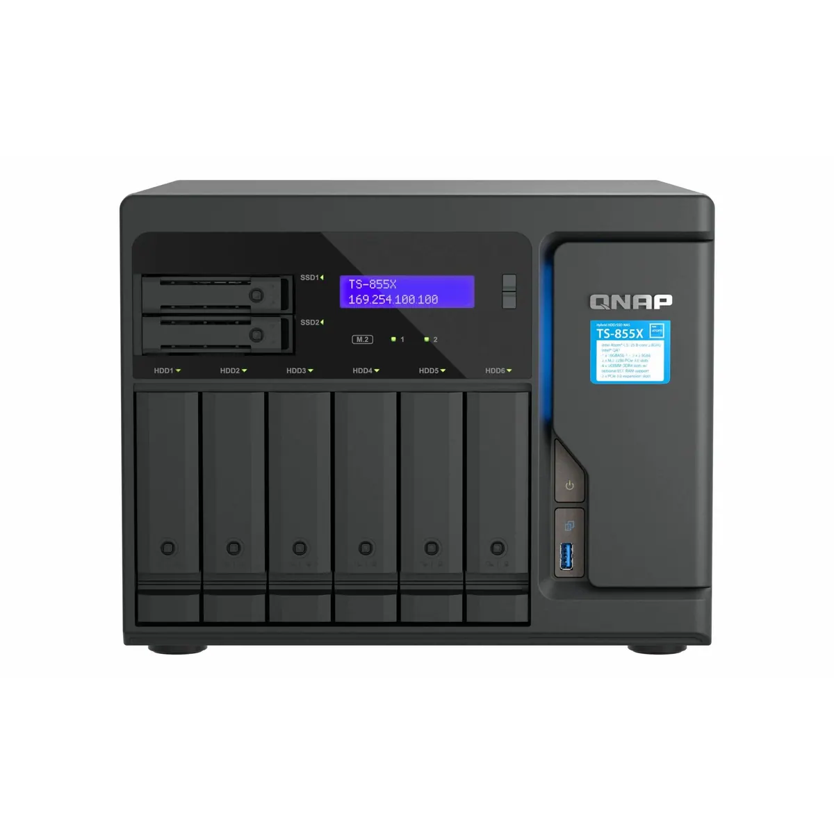 QNAP TS-855X NAS-Server, erweiterbarer Speicher, schnelle Datenübertragung, benutzerfreundliche Software 5