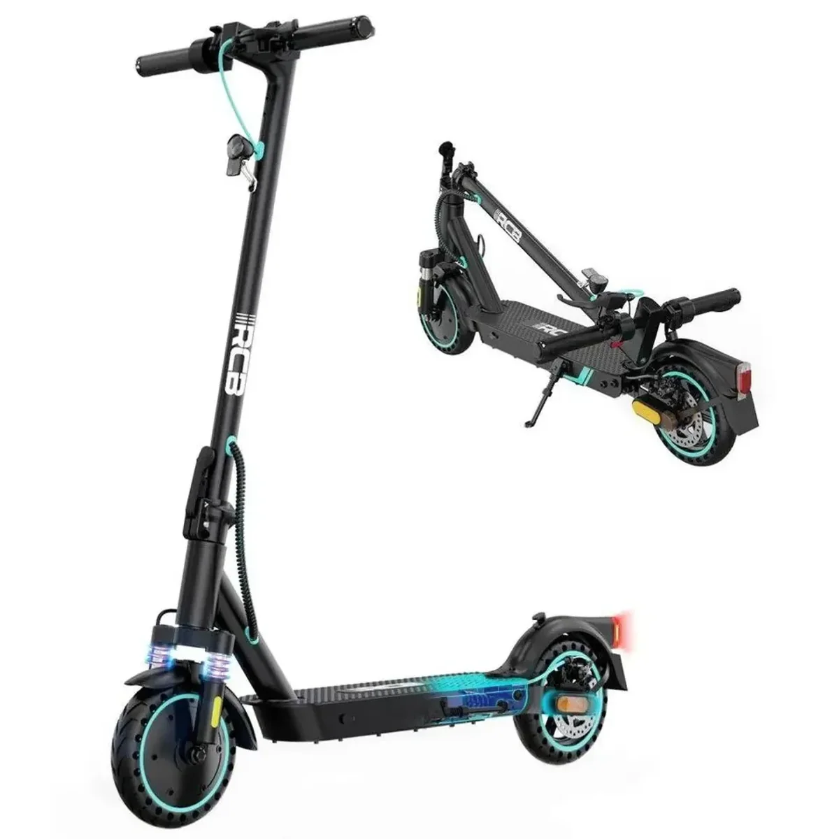 RCB TECH EV85F E-Scooter, 400 W Motor, 30 km Reichweite, klappbar