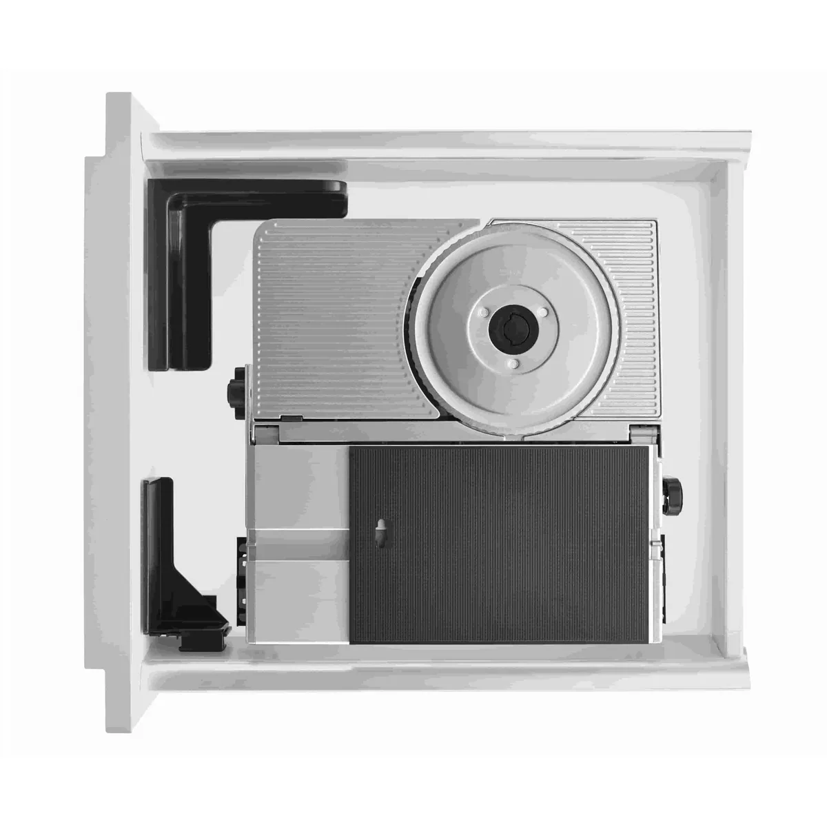 ritter Einbau-Allesschneider AES 72 SR, Vollmetall, Sicherheits-2-Finger-Einschaltsystem 4