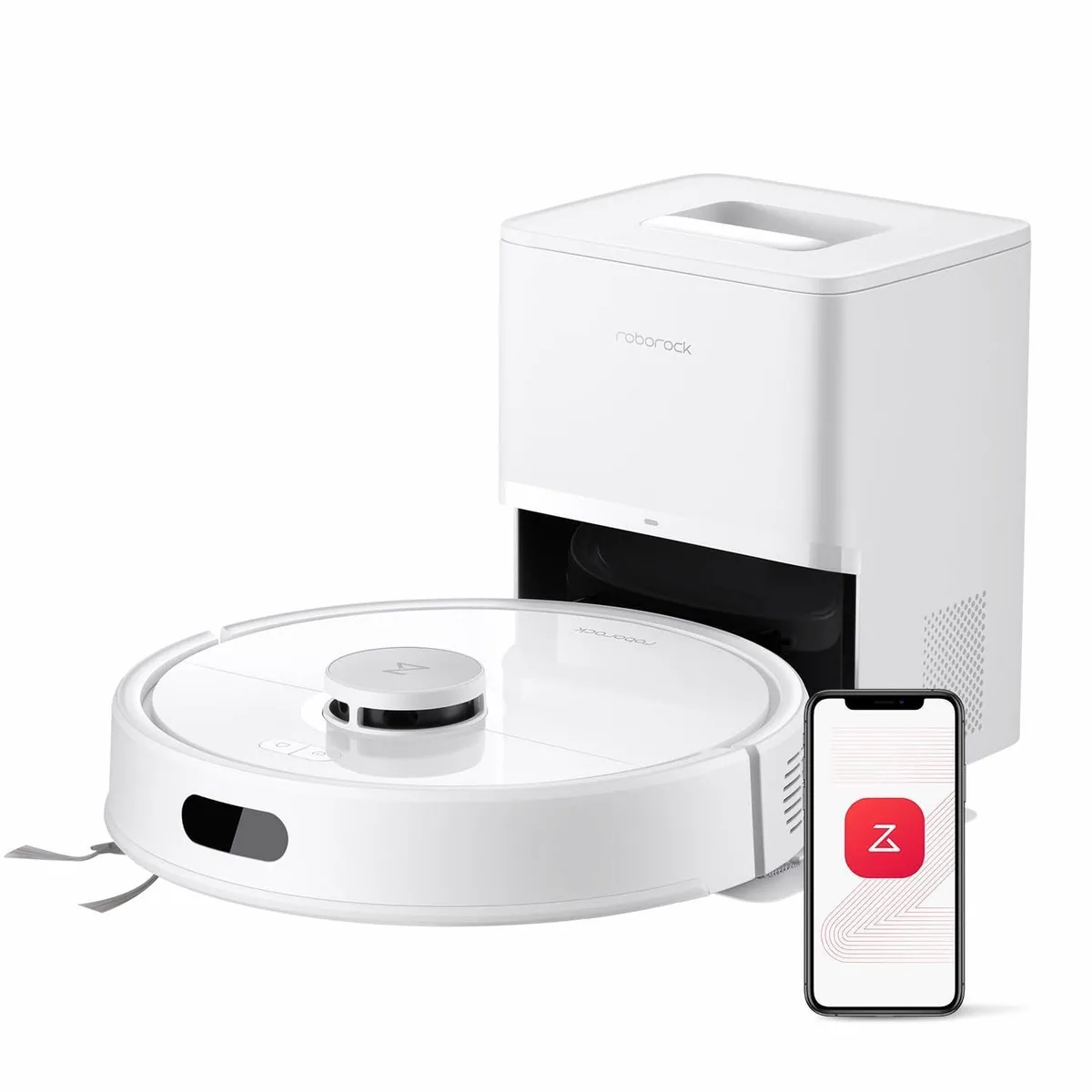 Roborock Saugroboter Q7 BF+, 8000 Pa Saugkraft, Dual Anti-Tangle-System, PreciSense LiDAR-Navigation