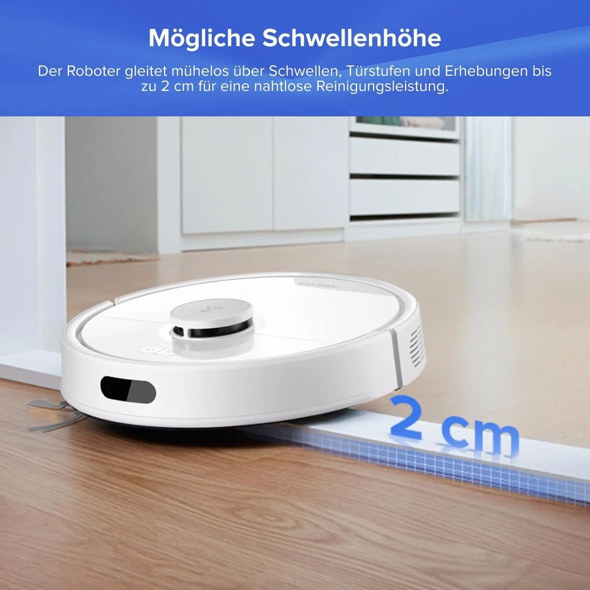 Roborock Saugroboter Q7 BF+, 8000 Pa Saugkraft, Dual Anti-Tangle-System, PreciSense LiDAR-Navigation 5