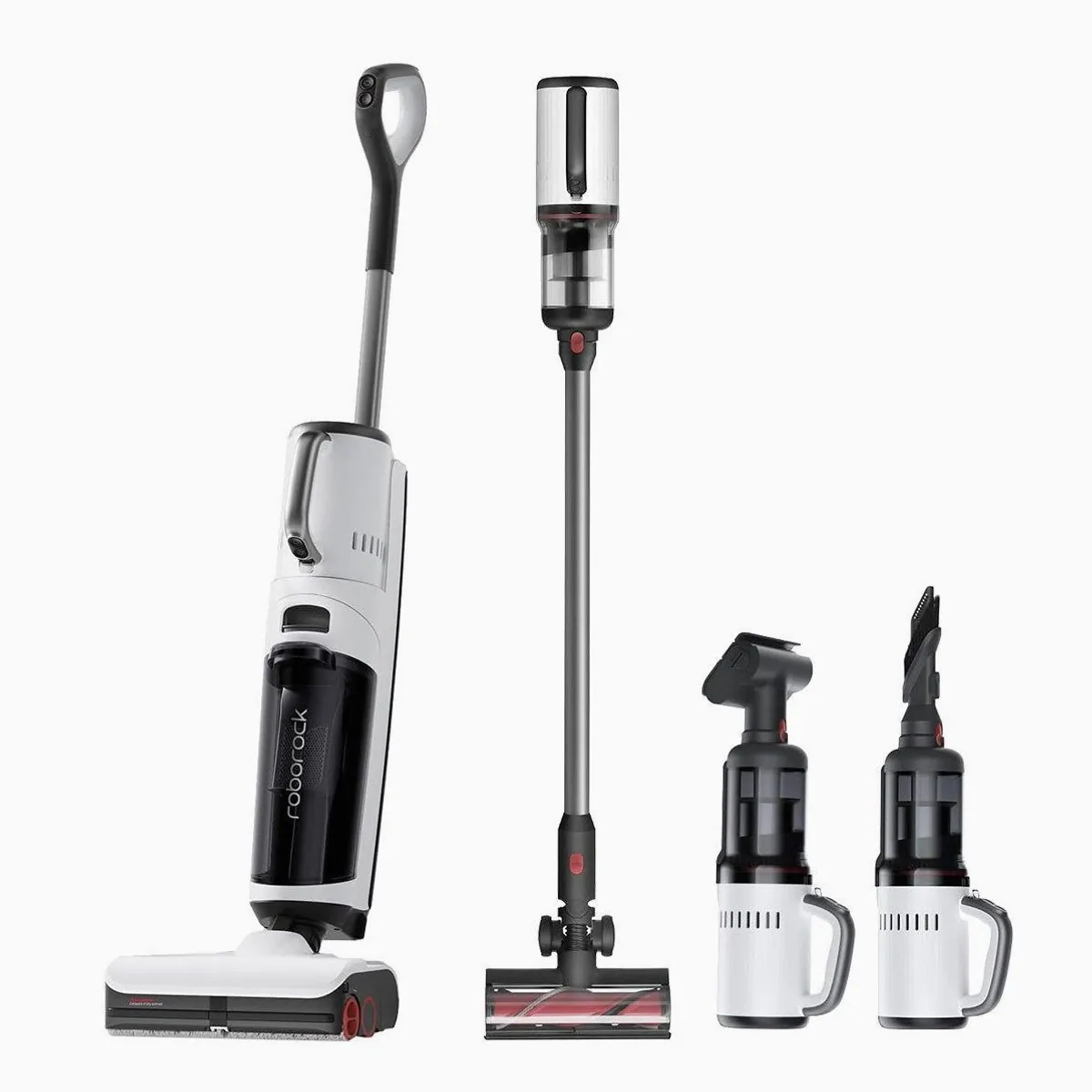 Roborock Dyad Pro Combo, 5-in-1 Nass-Trocken-Akkusauger, hohe Saugkraft, selbstreinigend