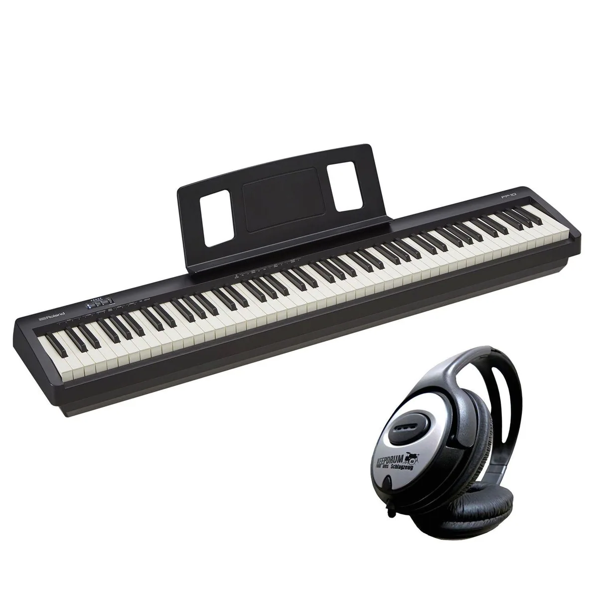 Roland FP-10 Digital Piano, 88 Tasten, Bluetooth & Kopfhörer — ideal für Einsteiger und mobile Musiker
