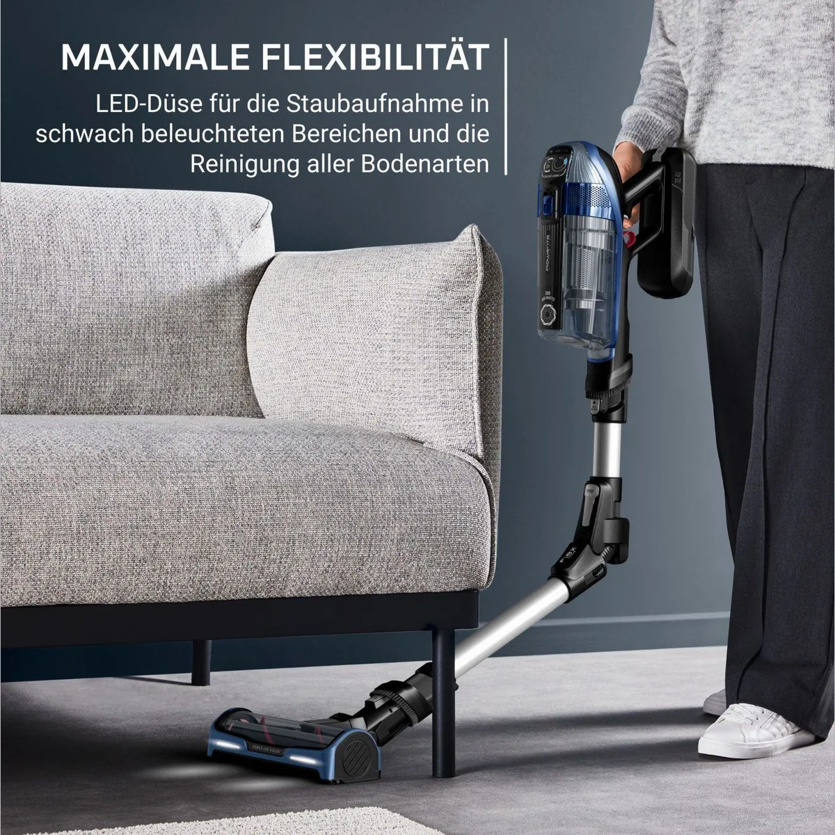 Rowenta X-Force Flex 14.60 Aqua, hohe Saugleistung, 2-in-1 Wischfunktion, flexibles Design 4