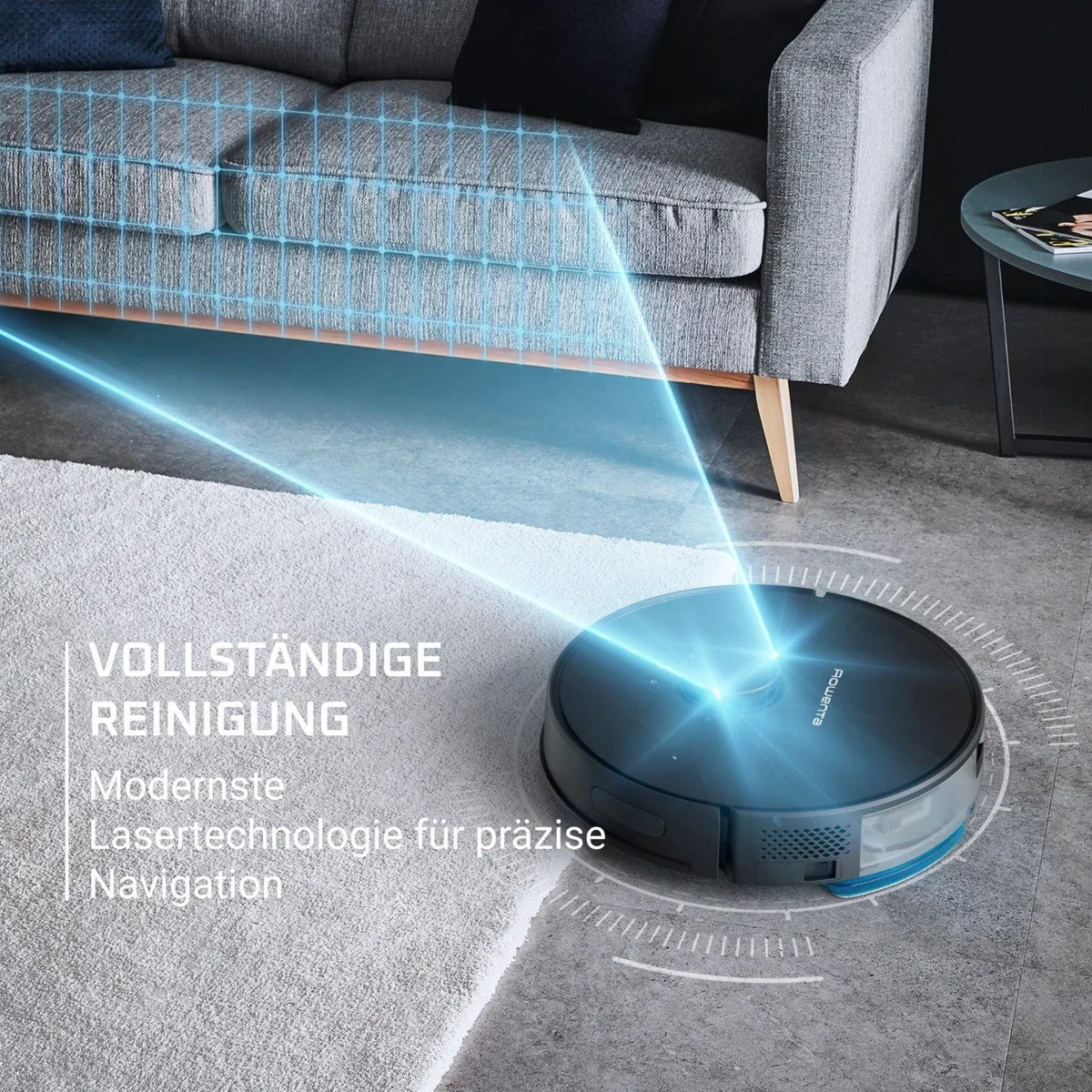 Rowenta X-Plorer 75S+ Neo, lange Laufzeit, 2700 Pa Saugleistung, präzise Lasernavigation 4