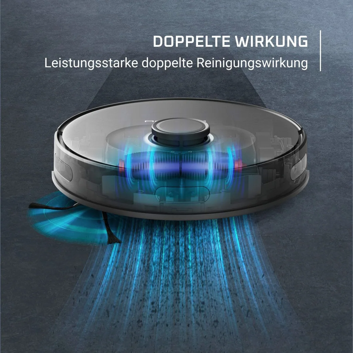 Rowenta X-Plorer 75S+ Neo, lange Laufzeit, 2700 Pa Saugleistung, präzise Lasernavigation 5