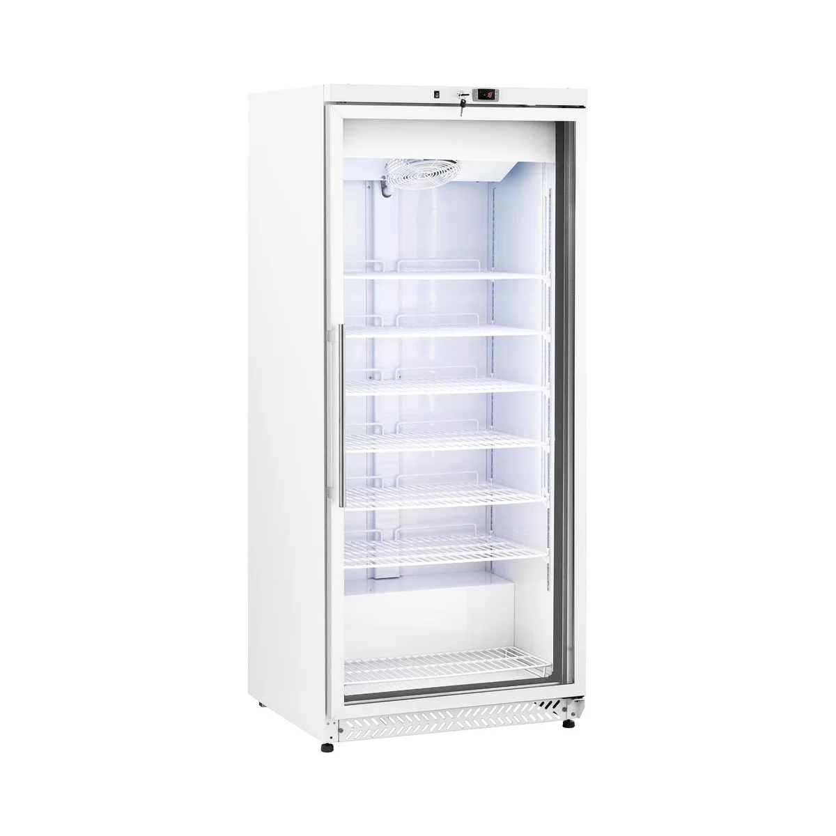 Royal Catering RCLK-F590GB Gefrierschrank, 580 l, digitale Steuerung, Glastür