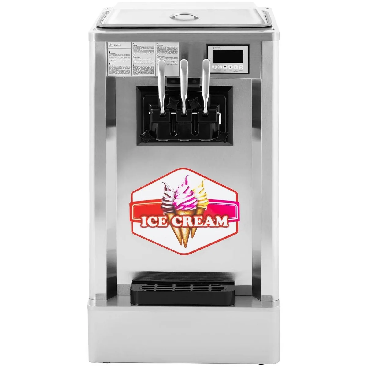 Royal Catering Softeismaschine RCSI-18, 23 l/h, 3 Geschmacksrichtungen, 1640 W 5