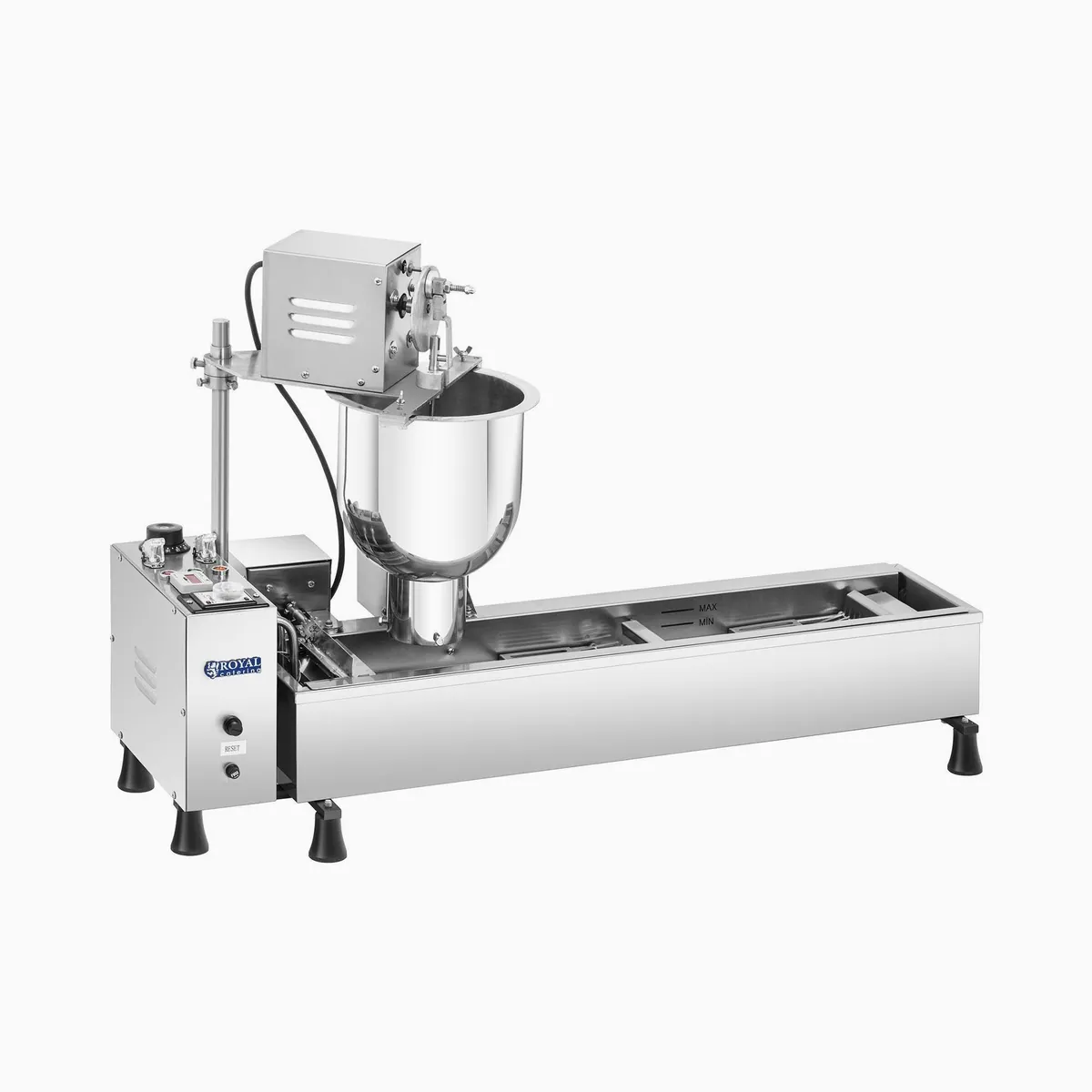 Royal Catering Donut-Maschine, 450 Donuts/h, 3000 W, 10 l Teigkapazität