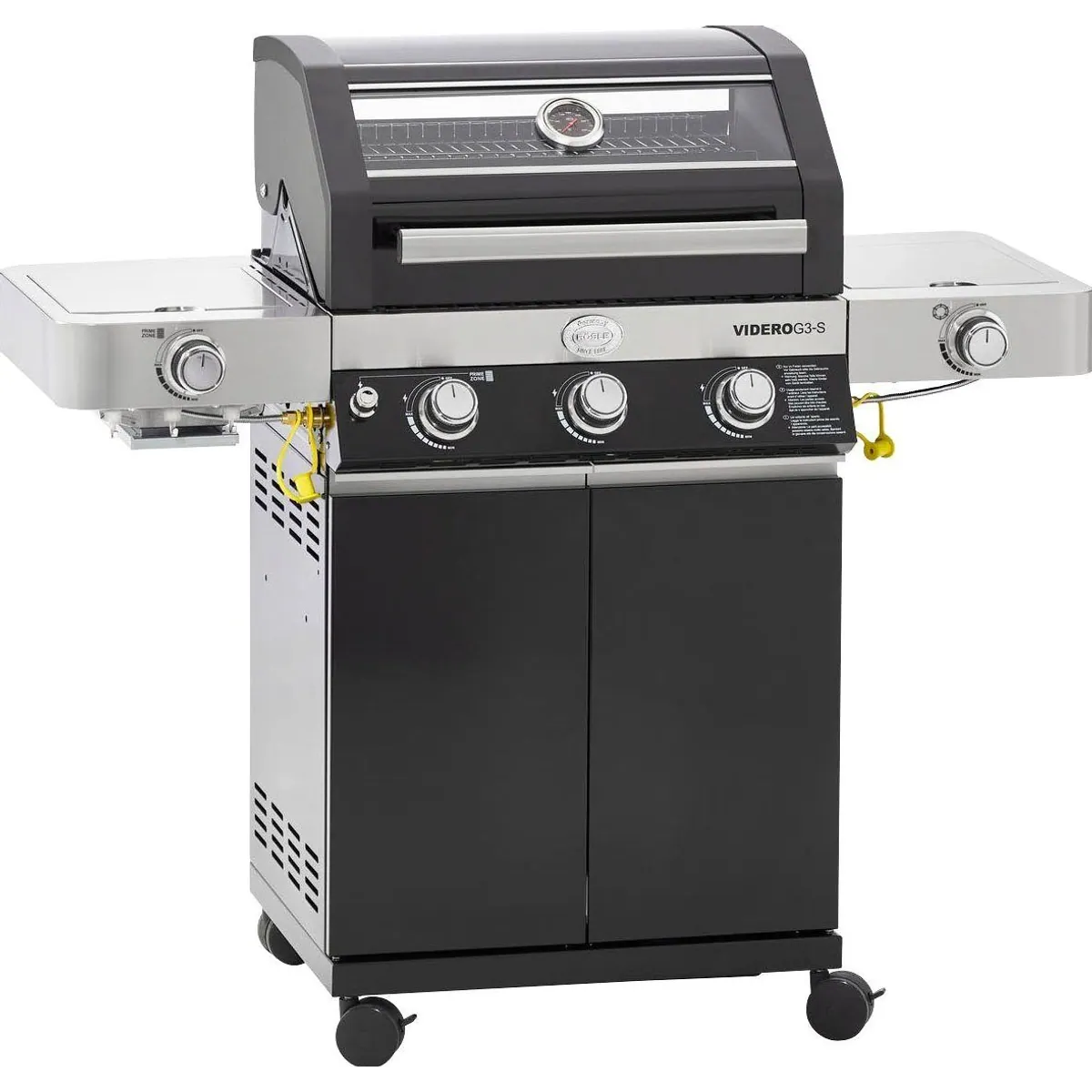 Rösle Gasgrill BBQ-Station Videro G3-S, 3 Brenner, Primezone, Vario+ 2