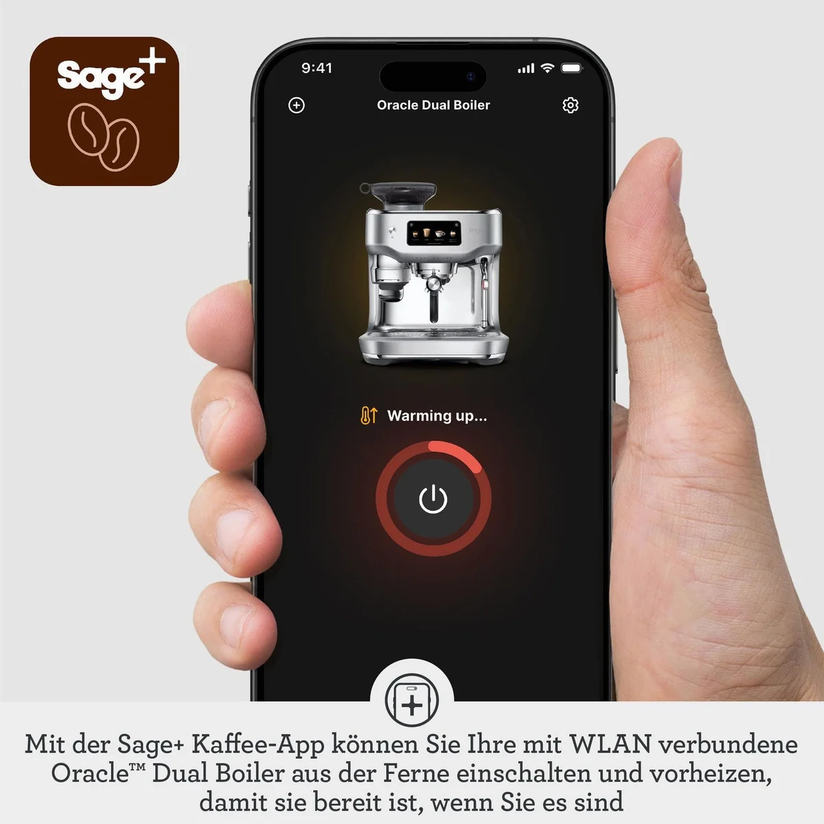Sage Oracle Dual Boiler, professionelle Kaffeezubereitung, doppeltes Boilersystem, automatisierte Milchaufbereitung 5
