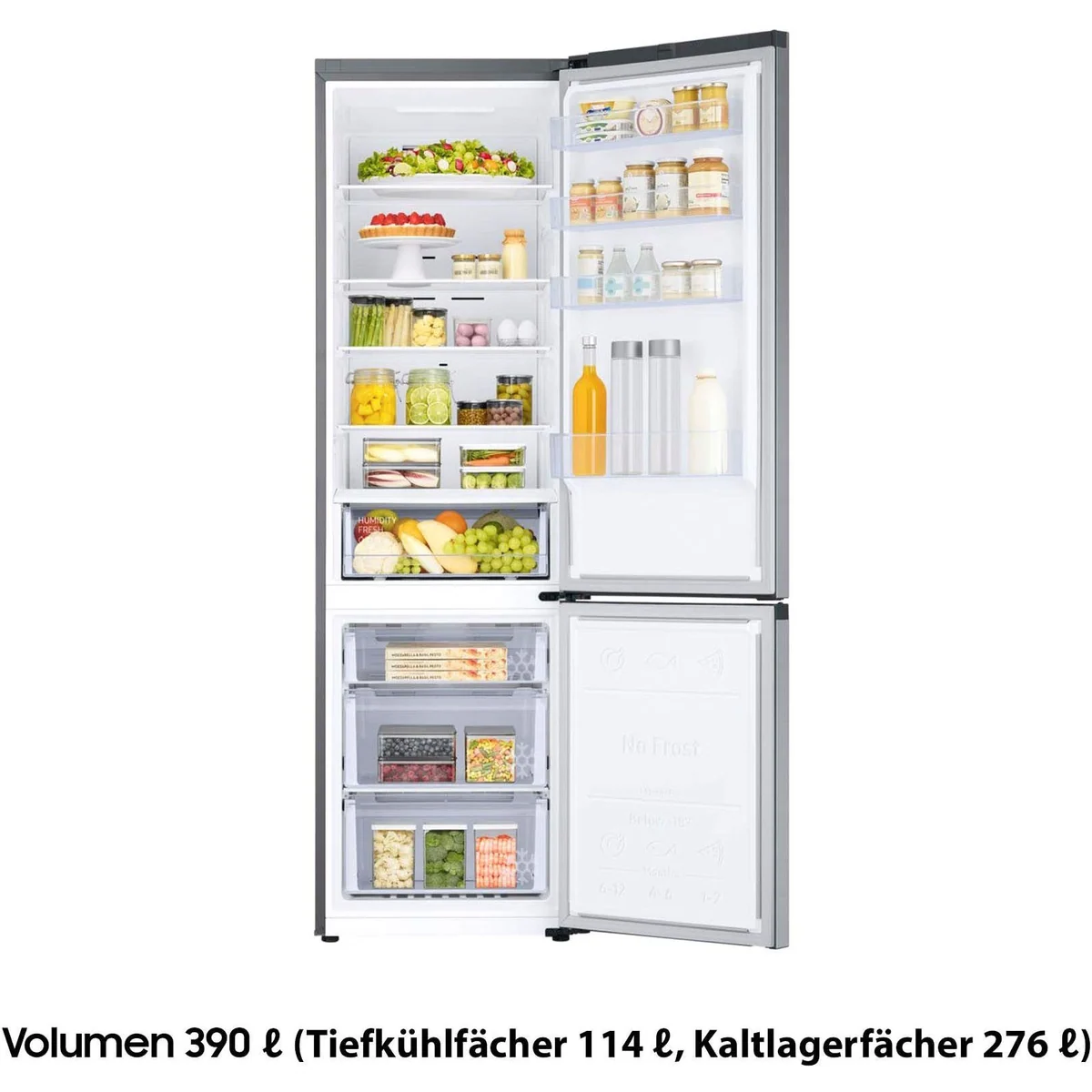 Samsung RL38C600CSA Kühl-/Gefrierkombination, No Frost, MultiAirflow, 35 dB 2