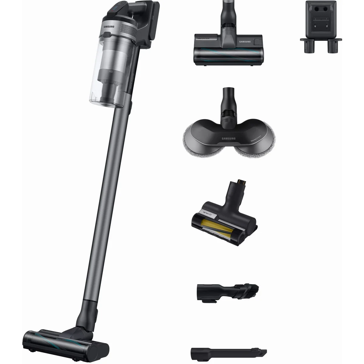 Samsung Jet 75E Wet&Clean Akku-Handstaubsauger, beutellos, 550 W, 10 Jahre Teilegarantie