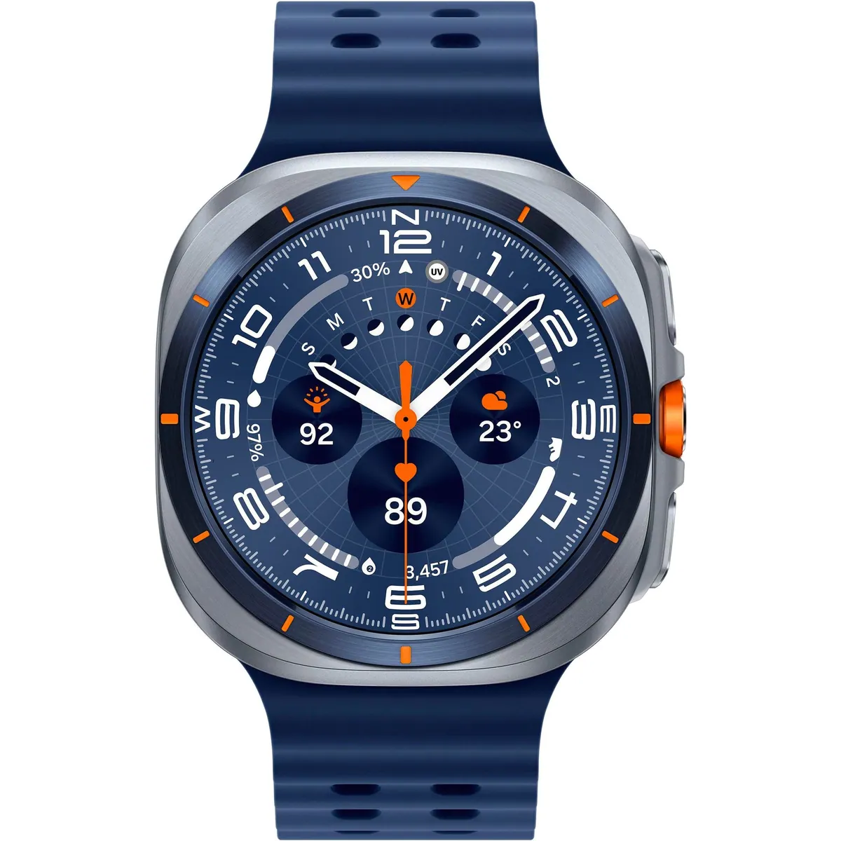 Samsung Galaxy Watch Ultra, robustes Titan-Gehäuse, präzise Fitness-Tracking-Funktionen 3