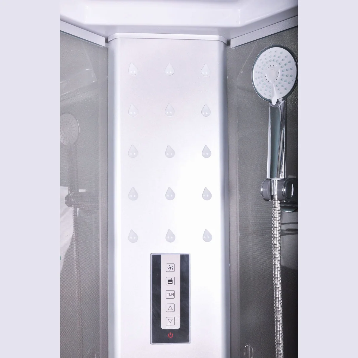 Sanotechnik Komplettdusche, 90x90 cm, Sicherheitsglas, modernes Design 2