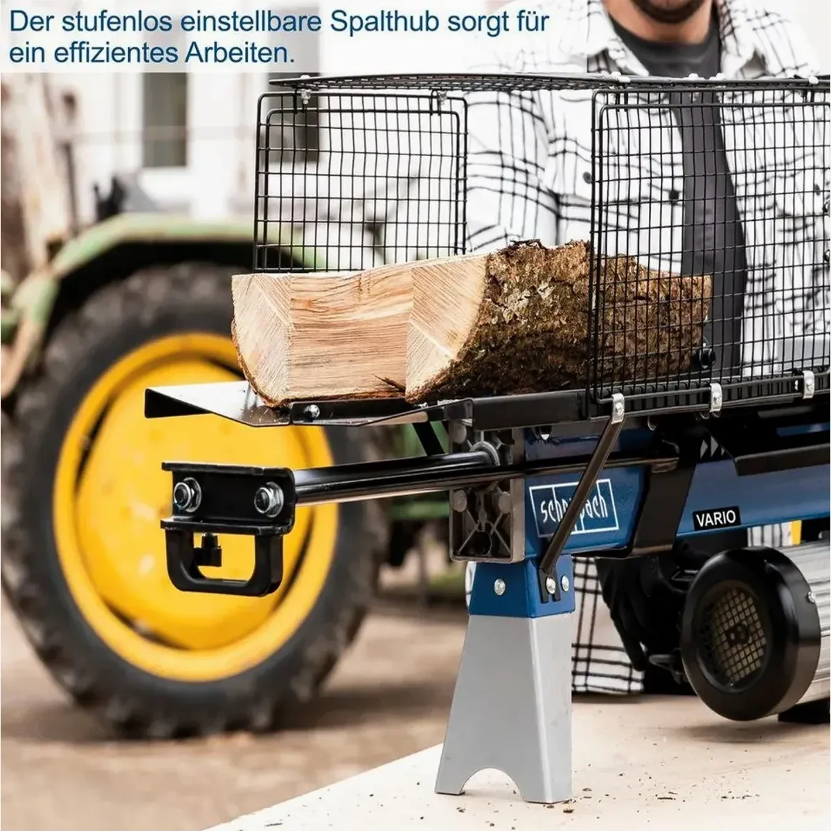Scheppach HL760L Holzspalter, 2200 W, 7 t Spaltkraft, 52 cm Spaltgutlänge 2