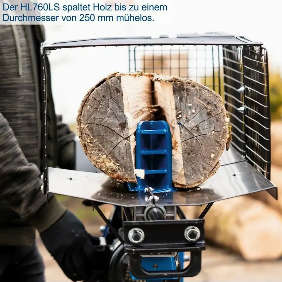 Scheppach HL760L Holzspalter, 2200 W, 7 t Spaltkraft, 52 cm Spaltgutlänge 3