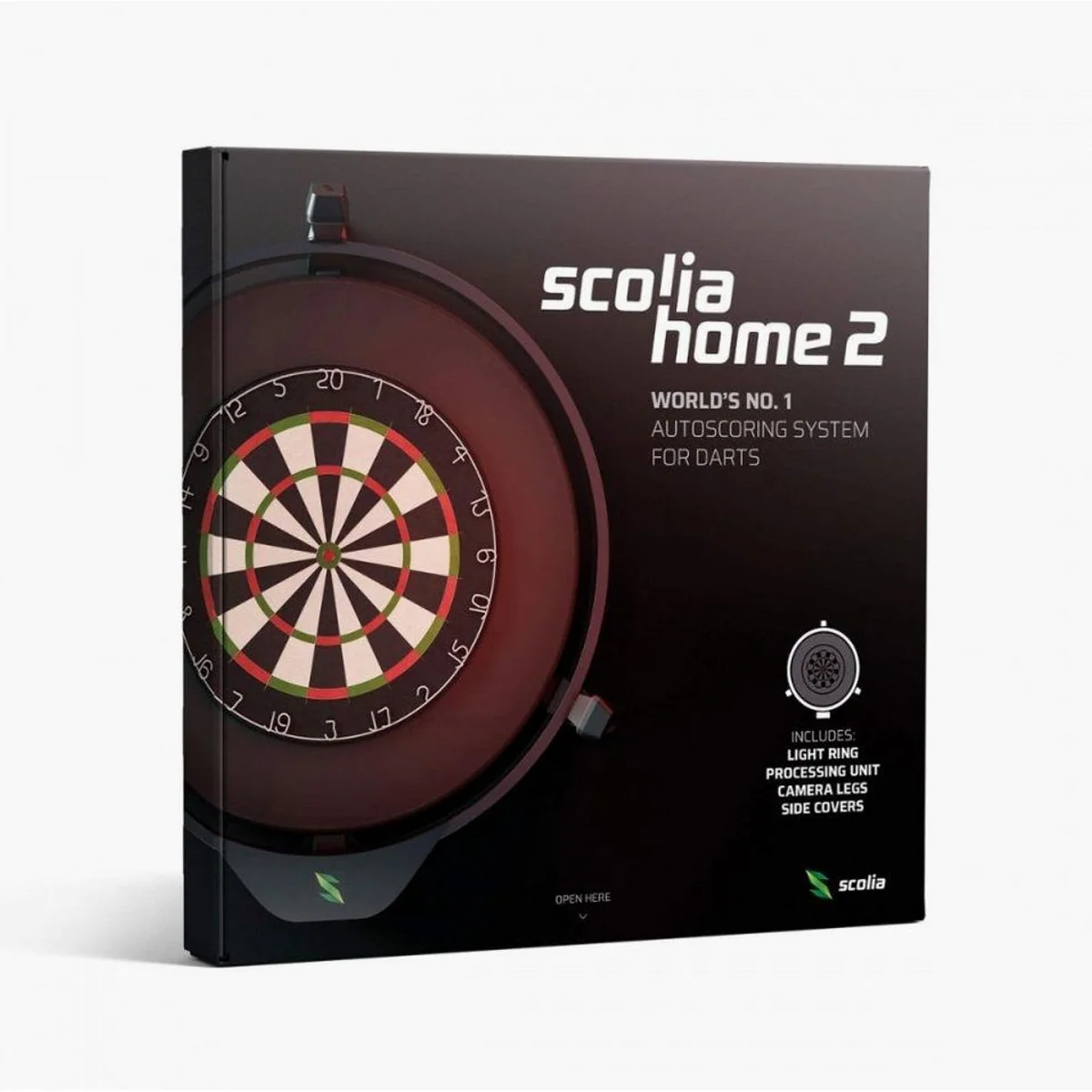 Scolia Home 2 Dartscheibe, innovative Kameratechnologie, 360° LED Beleuchtung 4