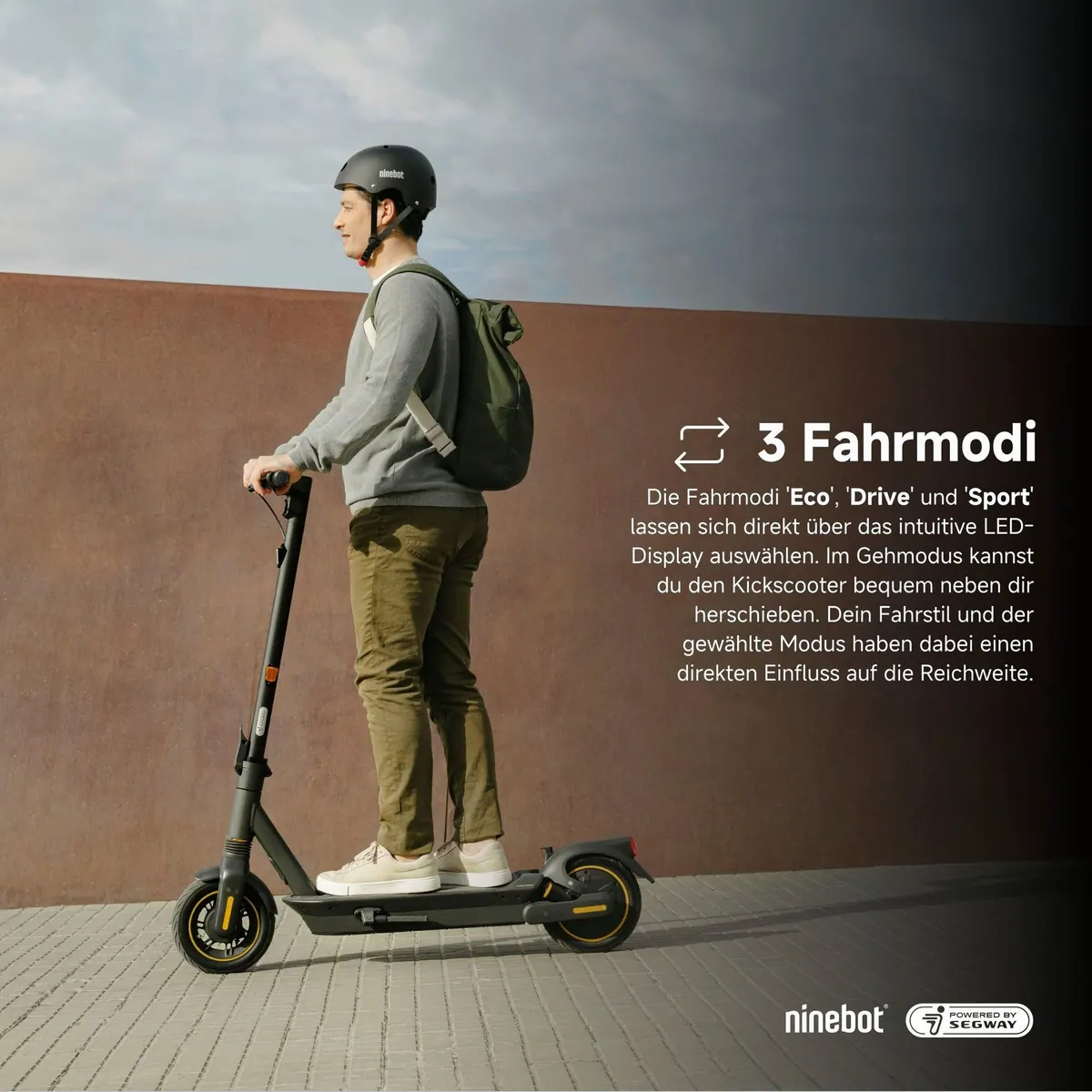 Segway KickScooter MAX G2, bis zu 70 km Reichweite, leistungsstarker Hinterradantrieb 3