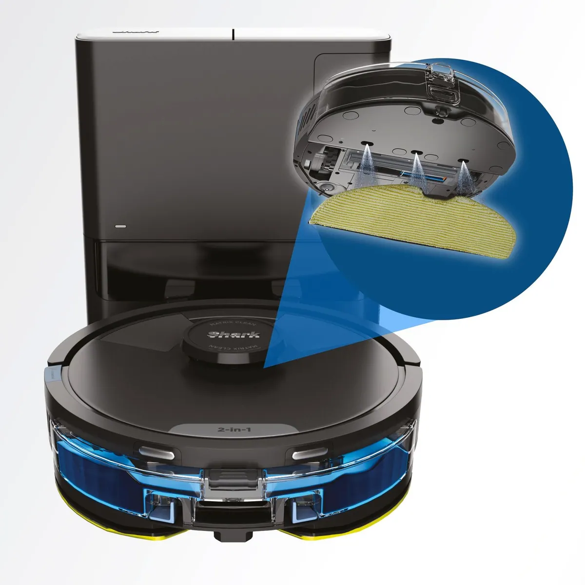 Shark Matrix Plus 2-in-1 Saug- und Wischroboter, Selbstentleerung & Eckenreinigung