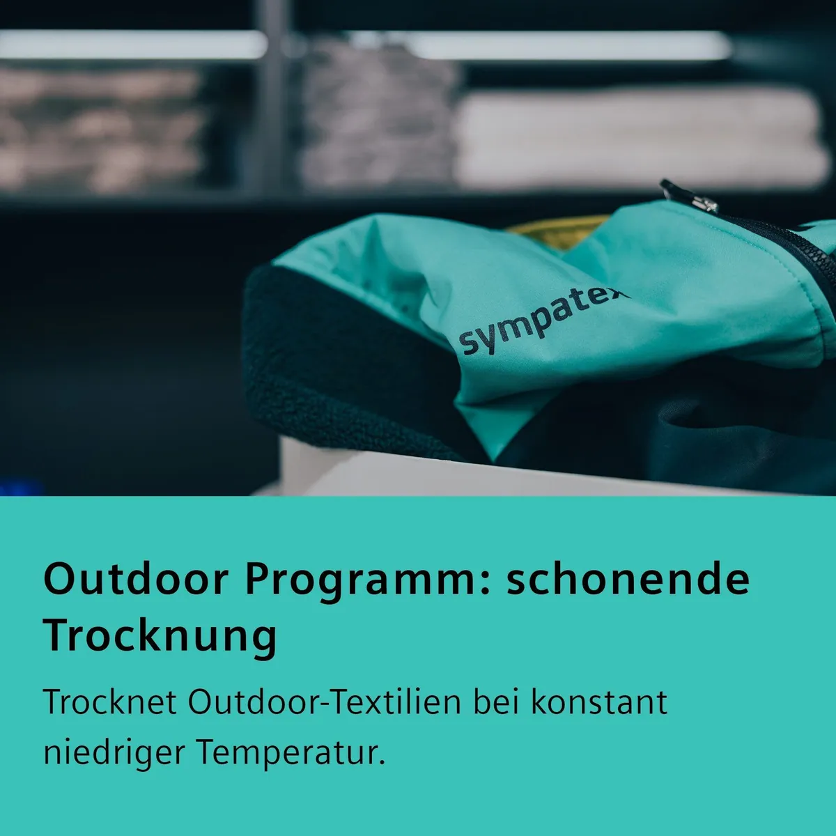 SIEMENS Wärmepumpentrockner iQ500 WQ35G2D00, selbstreinigender Kondensator, 8 kg Fassungsvermögen, Kindersicherung 5