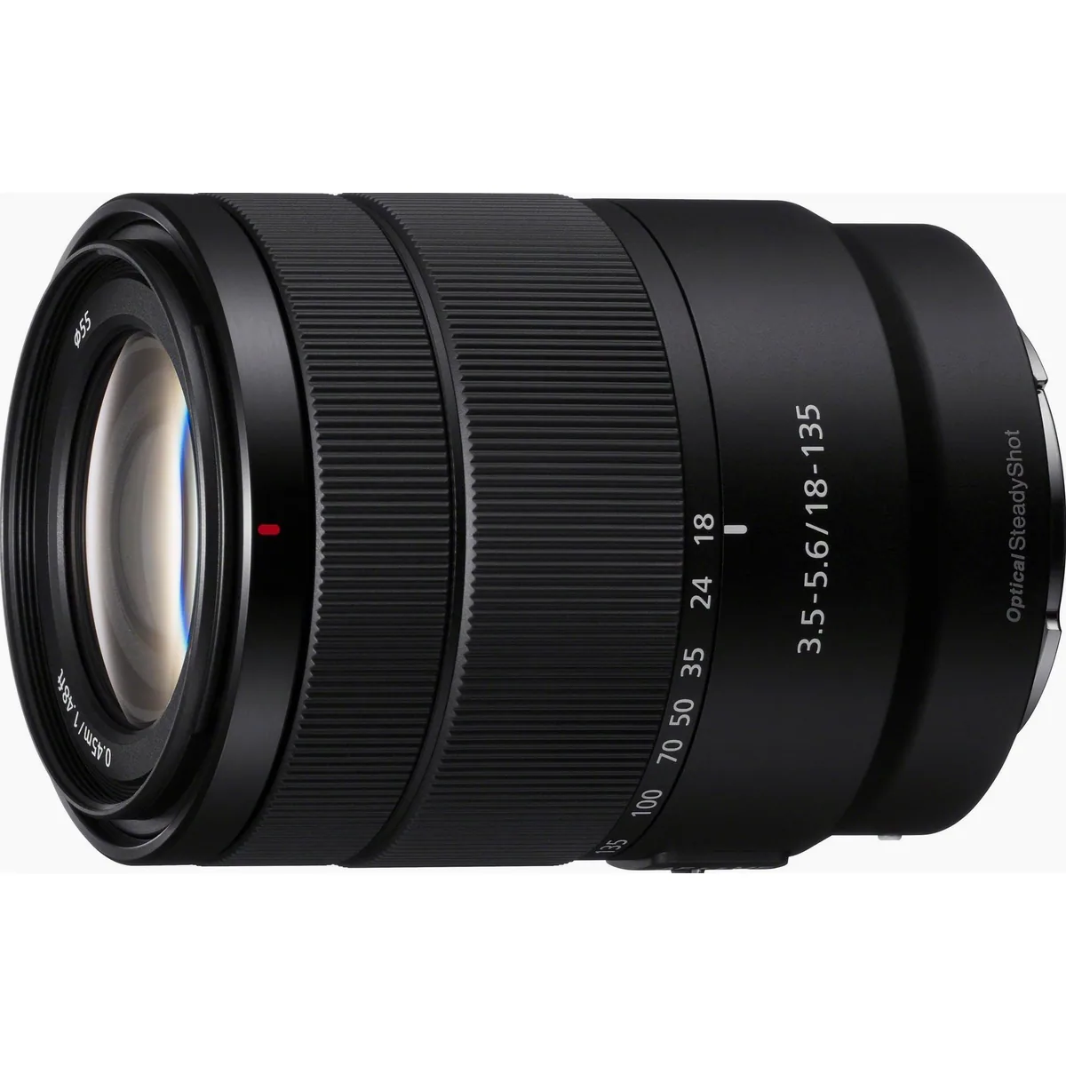 Sony SEL-18135 Zoomobjektiv, vielseitige Brennweite, integrierter Bildstabilisator, hoher Vergrößerungsfaktor