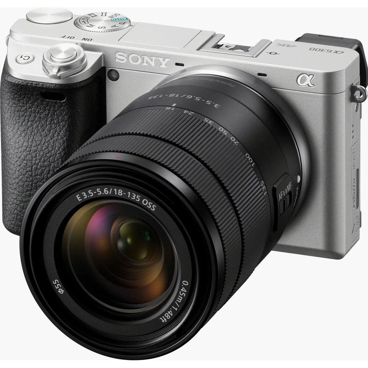 Sony SEL-18135 Zoomobjektiv, vielseitige Brennweite, integrierter Bildstabilisator, hoher Vergrößerungsfaktor 5