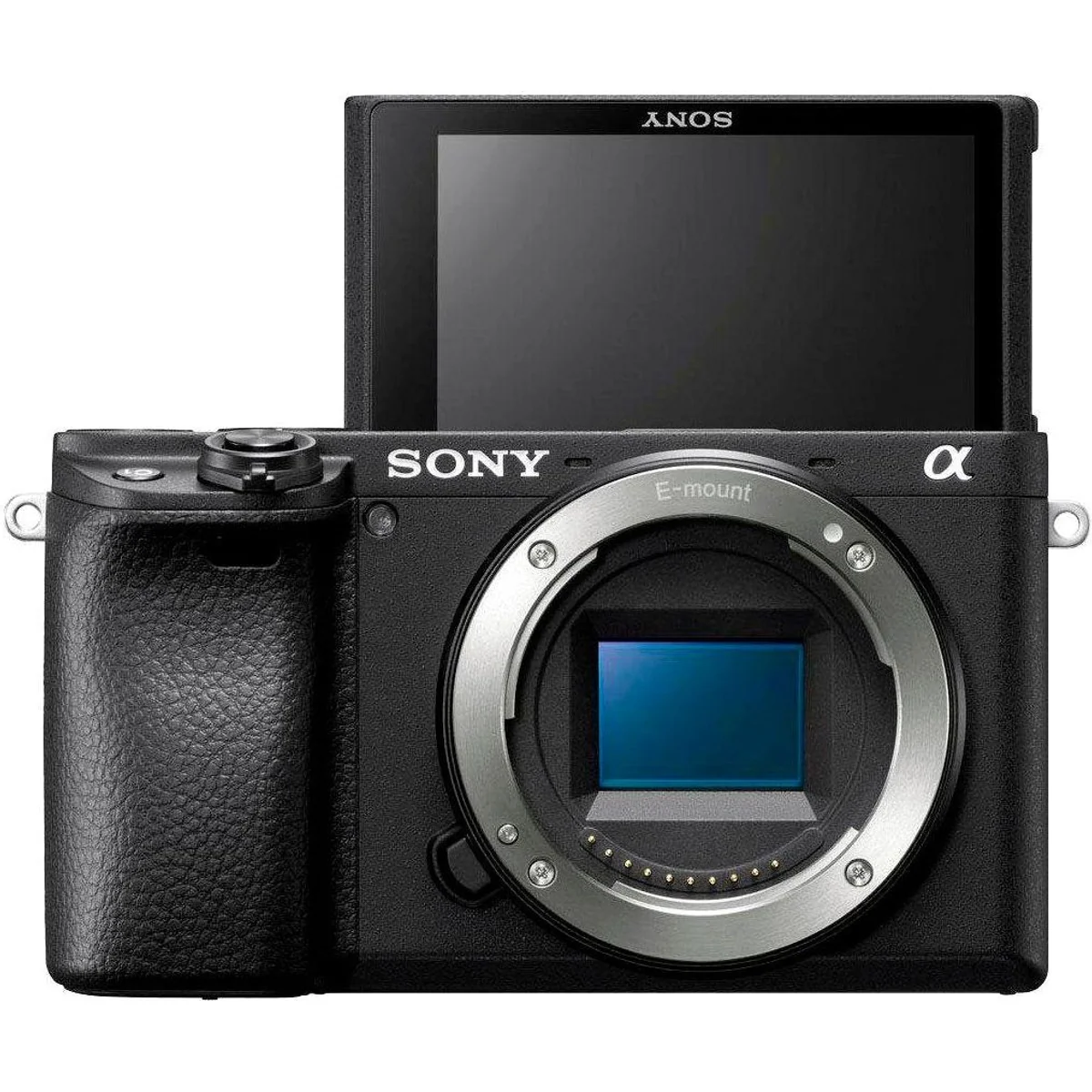 Sony Alpha 6400 Kompaktkamera, 24,2 MP, schneller Autofokus, 180° neigbarer Bildschirm 3