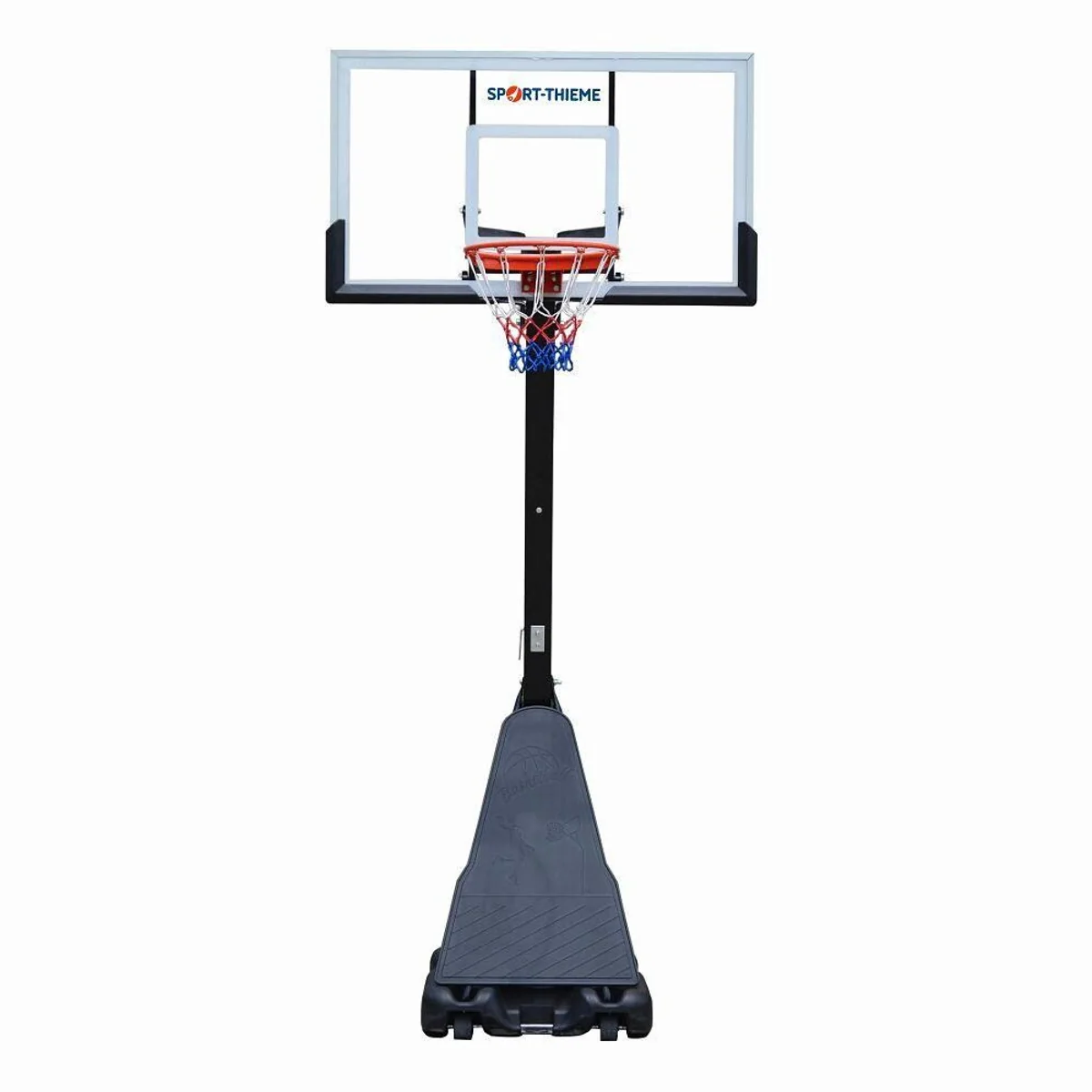 Sport-Thieme Basketballanlage Orlando, mobile Outdoor-Anlage, abklappbarer Korb, höhenverstellbar