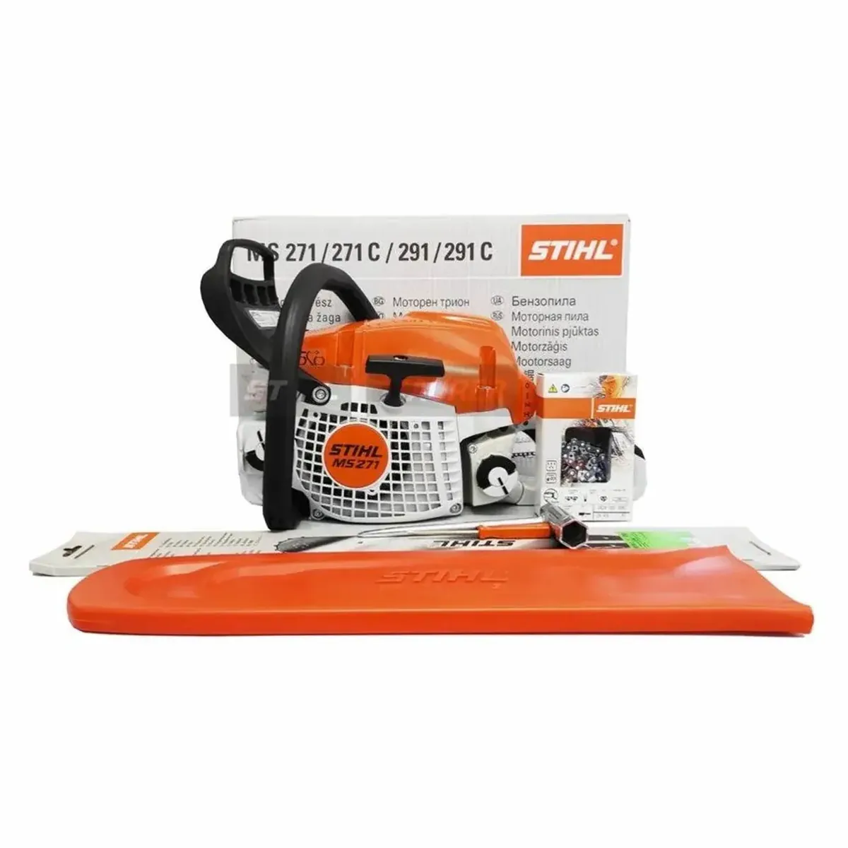 STIHL MS 271 Motorsäge, 40 cm Schwert, Langzeit-Luftfiltersystem