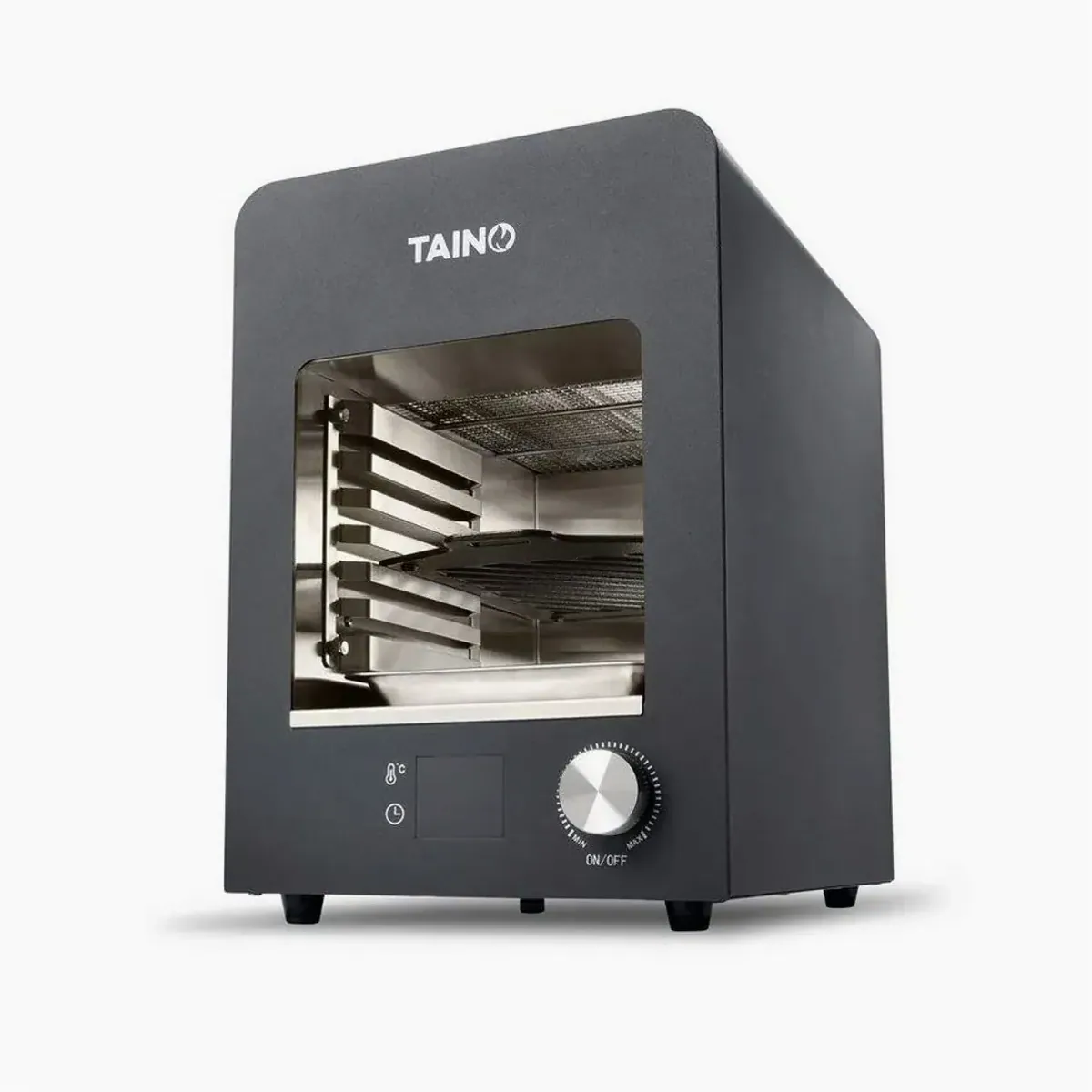 TAINO Elektro-Steakgrill, bis zu 800°C, Gusseisen-Grillplatte, integrierter Timer 2