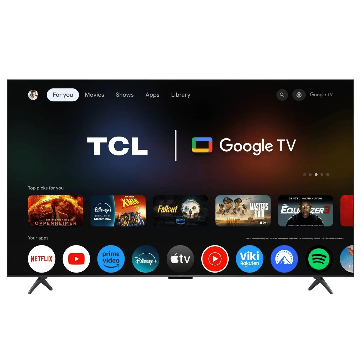 TCL 55MQLED75KX1 QLED Mini LED-Fernseher, 4K Ultra HD, 55 Zoll 4