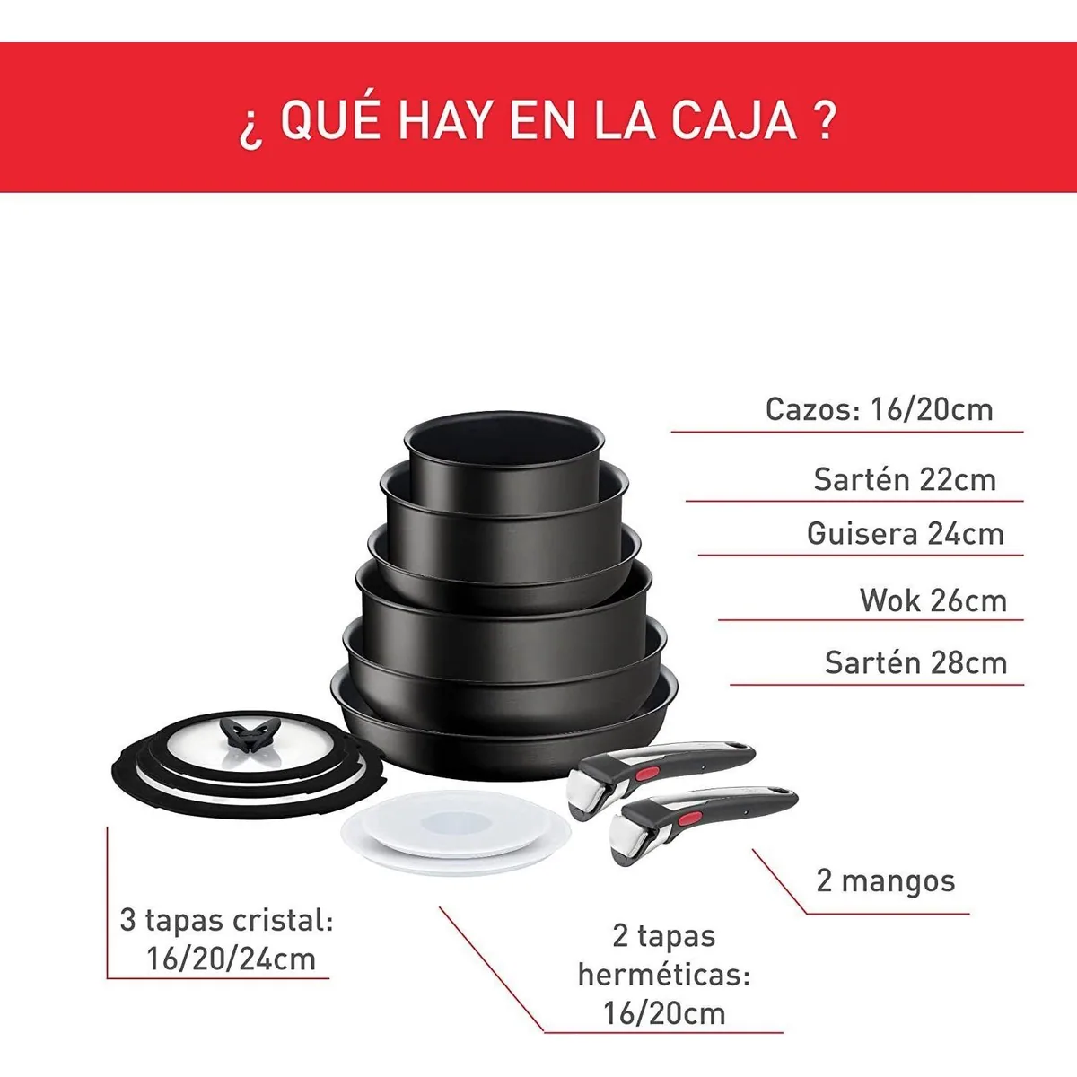 Tefal Ingenio Unlimited Topf-Set, 13-teilig, vielseitig und langlebig 2