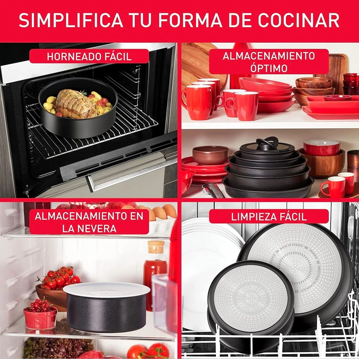 Tefal Ingenio Unlimited Topf-Set, 13-teilig, vielseitig und langlebig 4