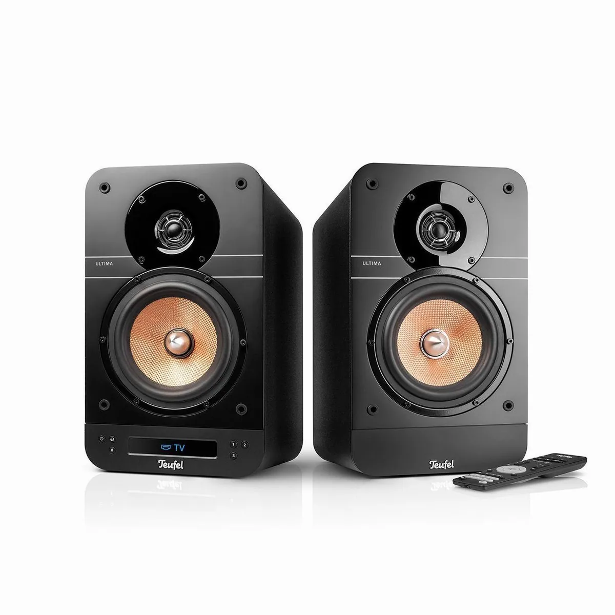 Teufel Ultima 25 Aktiv Lautsprecher, integrierter AV-Receiver, Bluetooth 5.0, DAB+ & FM-Radio