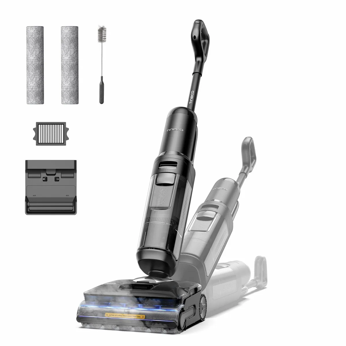 Tineco Floor One S7 Stretch Steam Plus, 160°C Dampfreinigung, 80 Minuten Akkulaufzeit