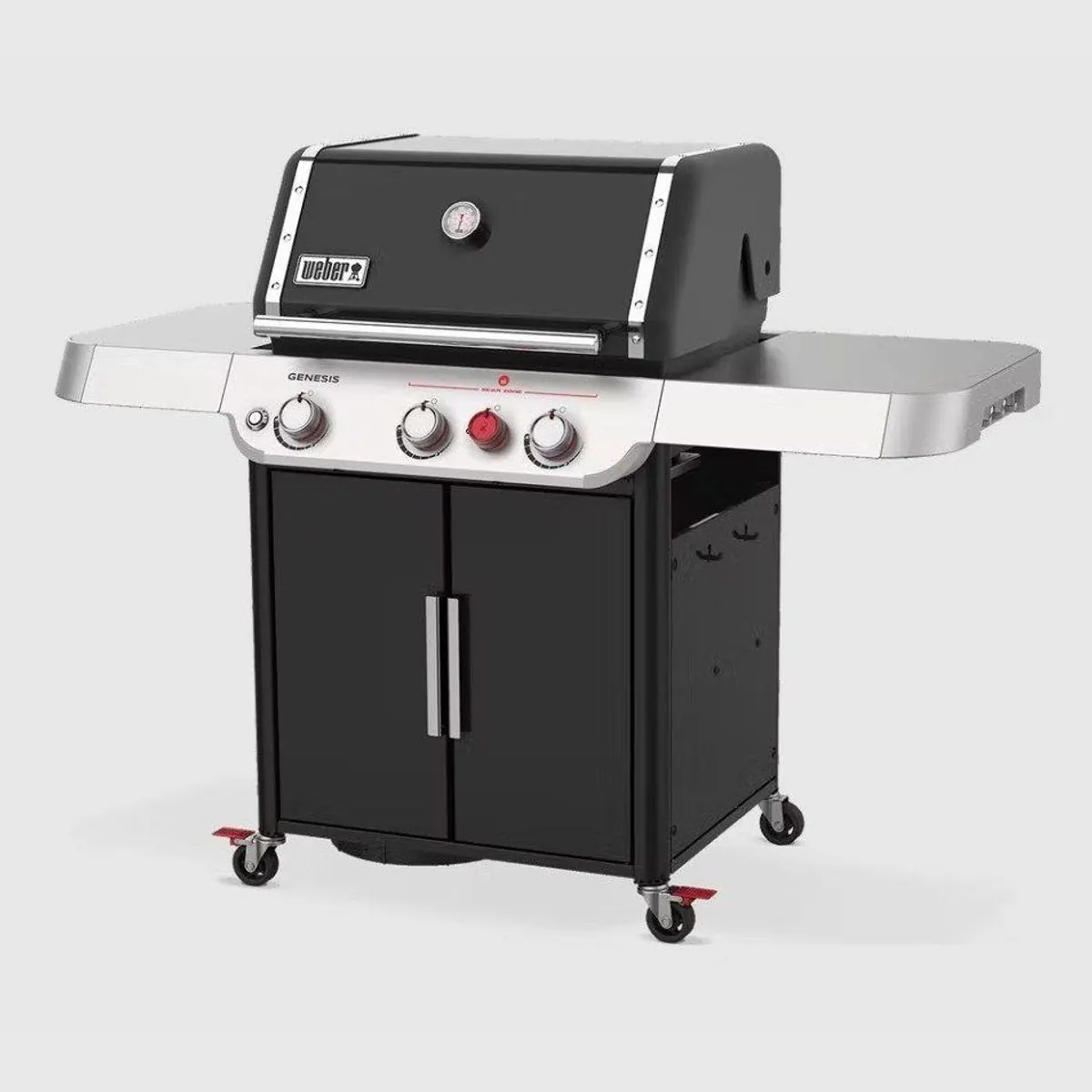 Weber Genesis Gasgrill, große Sear Zone, erweiterbarer Grillrost, praktischer Serviertisch 2