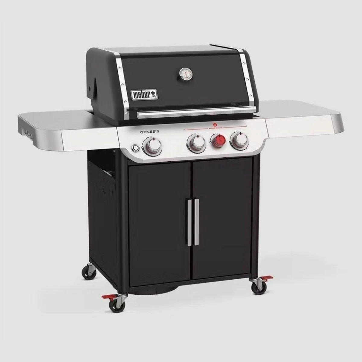Weber Genesis Gasgrill, große Sear Zone, erweiterbarer Grillrost, praktischer Serviertisch 3