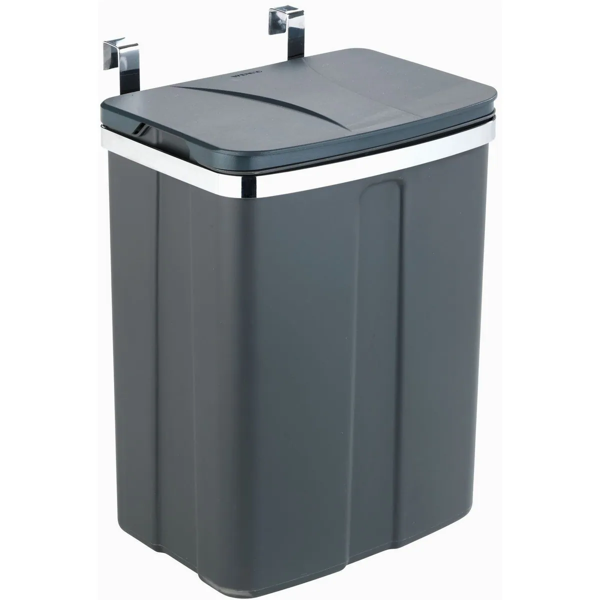 WENKO Tür-Abfalleimer, 12 L, platzsparend und einhängbar — ideal für Schrank und Schublade
