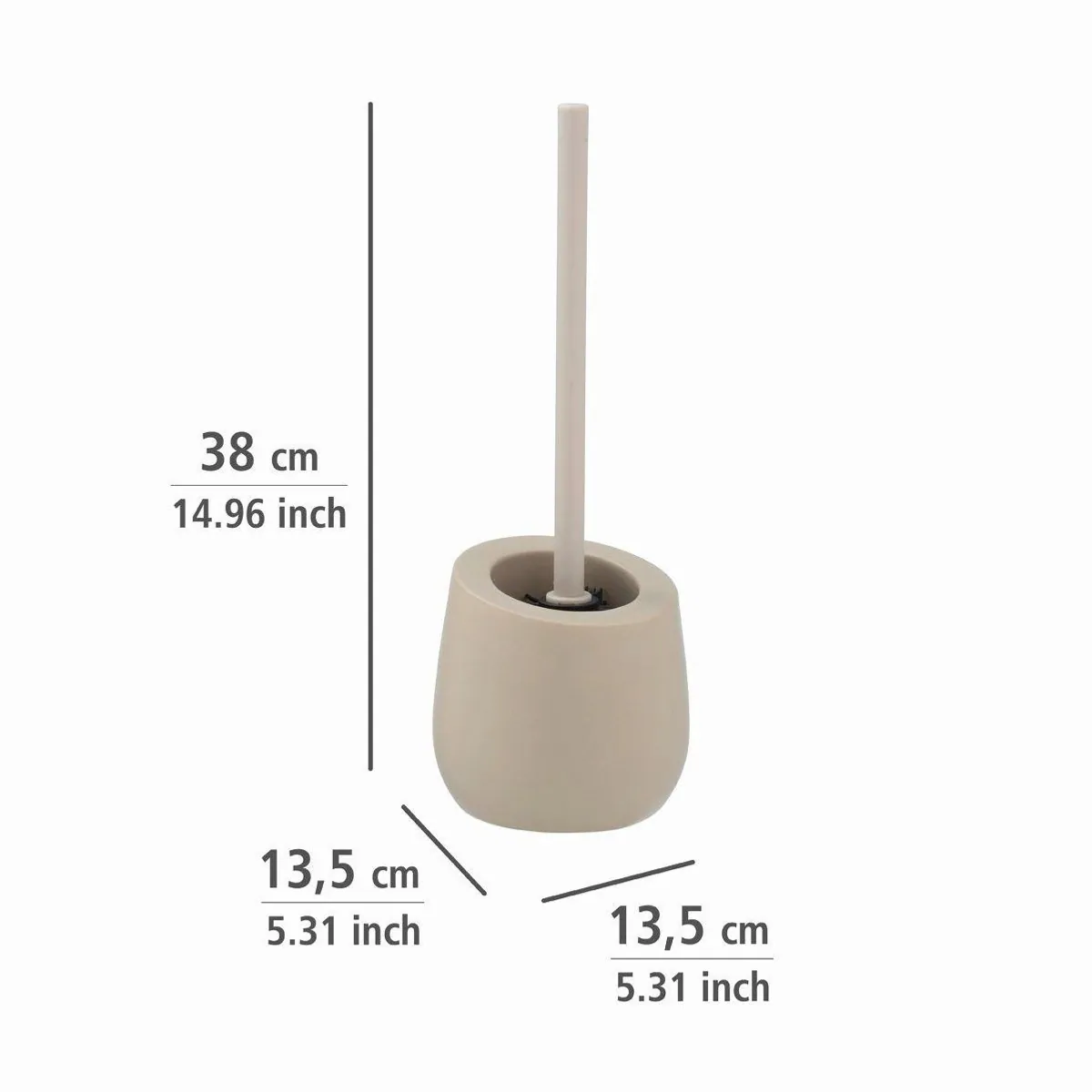 WENKO WC-Garnitur Badi, Keramik, hygienisch, flexibel, modernes Design 4