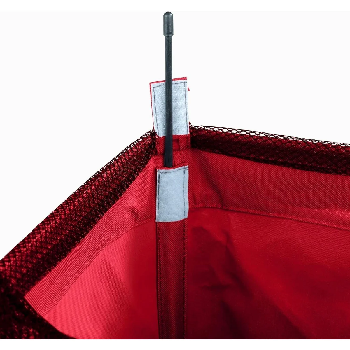 WENKO Quadro Wäschetruhe XL, 79 Liter, rollbar mit Sichtschutz — praktischer Wäschesammler für jedes Zimmer 3