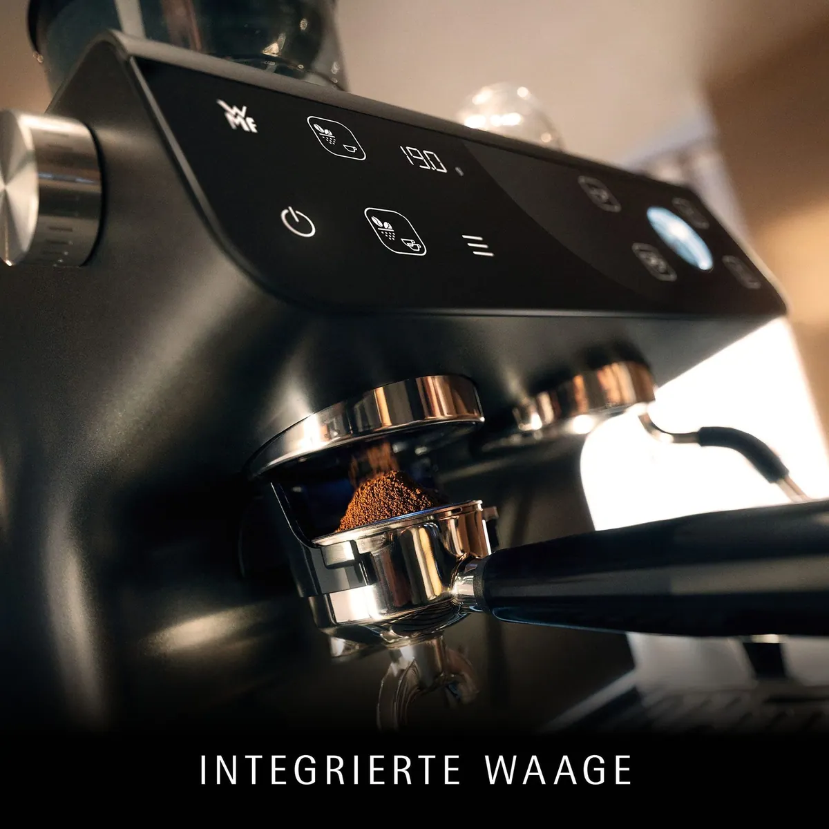 WMF Espresso Pro Siebträgermaschine, 60 Mahlgrade, Doppel-Thermoblock Technologie 4