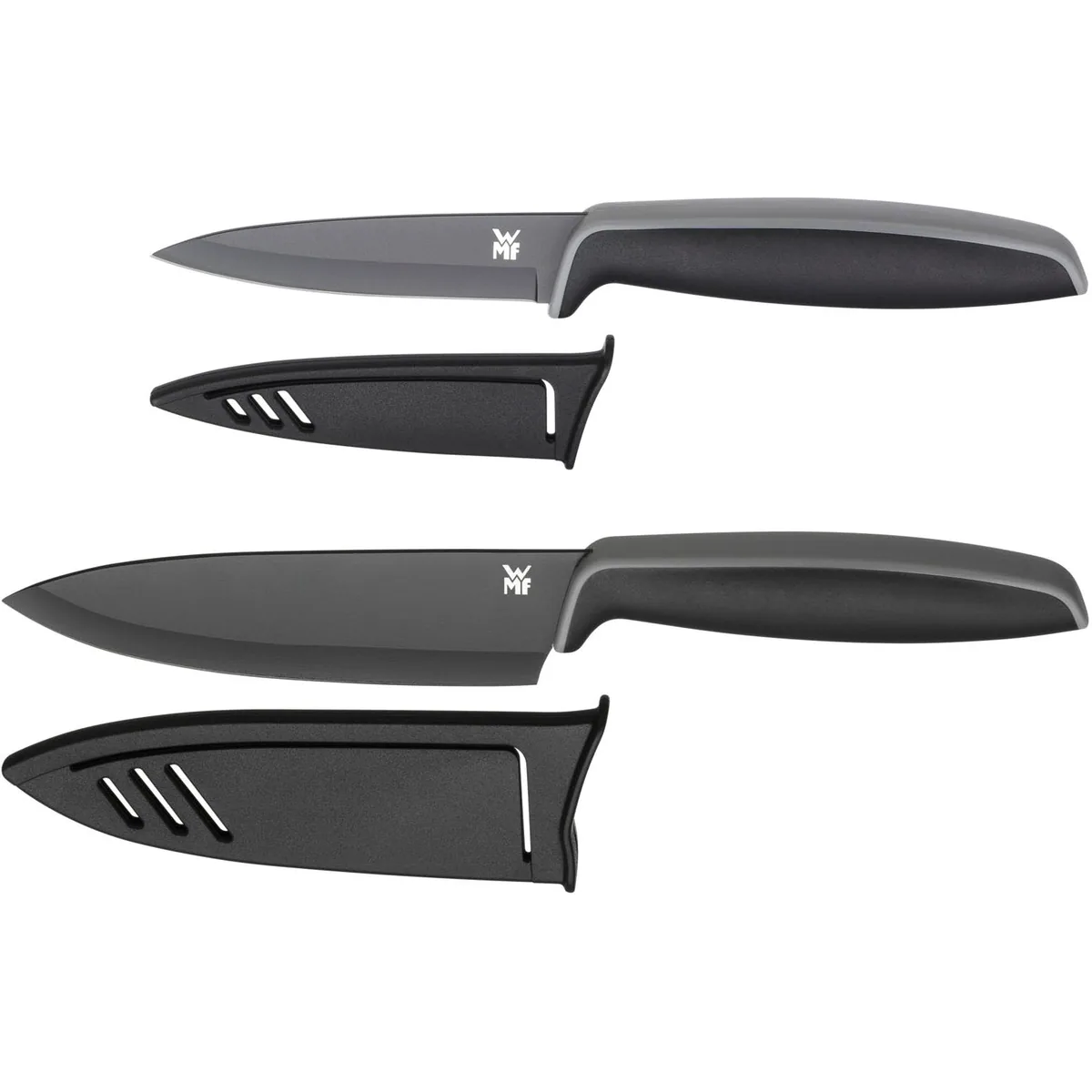 WMF Touch Messer-Set, 2-teilig, farbenfrohe Ergonomie — inkl. Klingenschutz 2