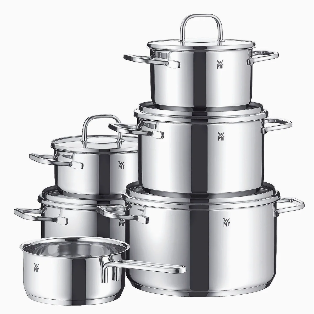 WMF Topf-Set Inspiration Induktion, energiesparend, robust, vielseitig — 11-teilig