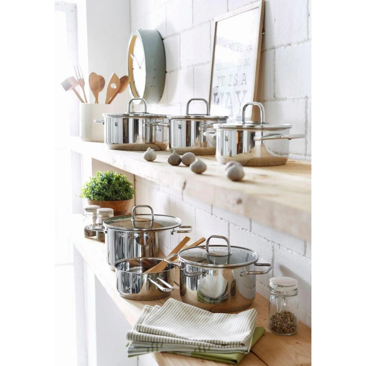 WMF Topf-Set Inspiration Induktion, energiesparend, robust, vielseitig — 11-teilig 3