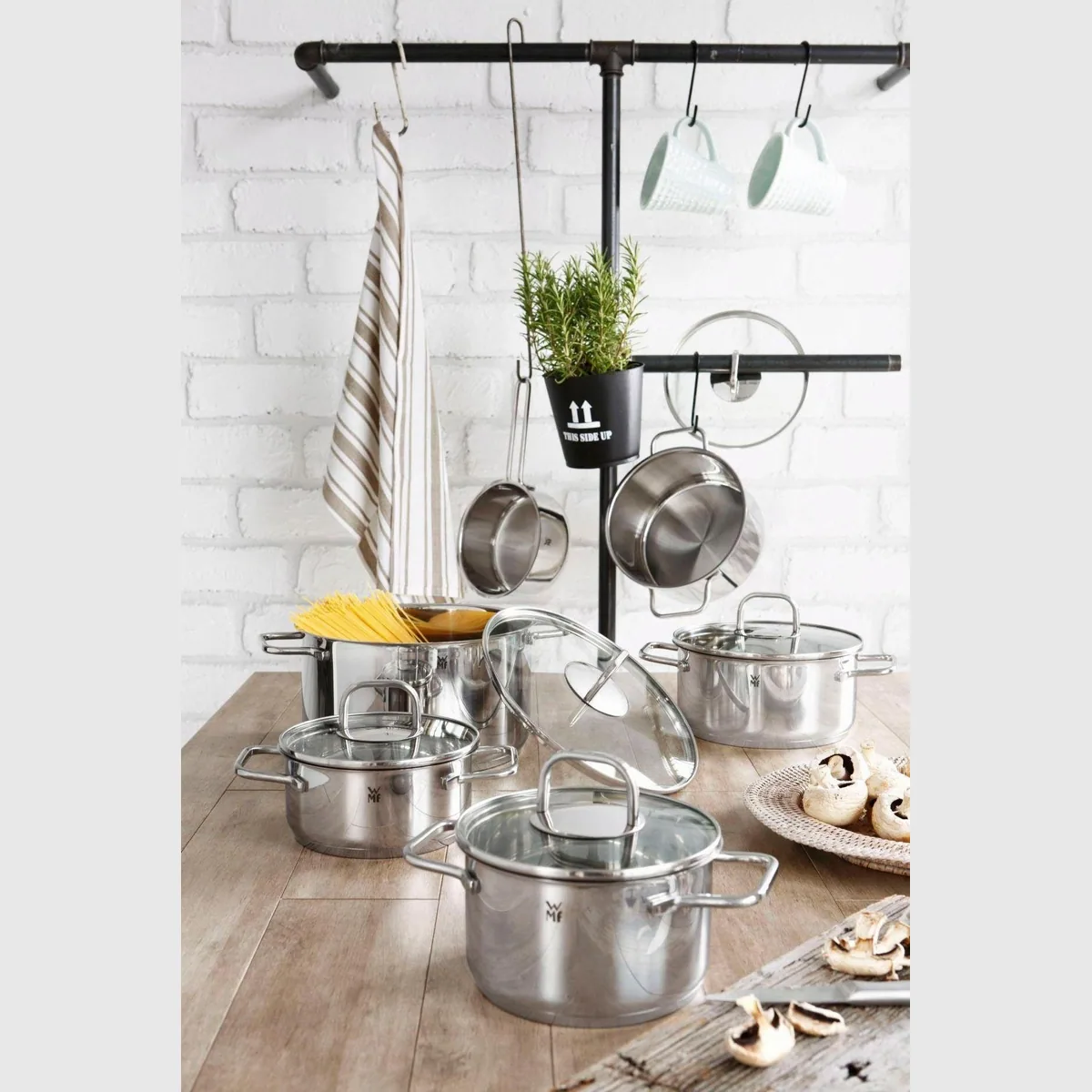 WMF Topf-Set Inspiration Induktion, energiesparend, robust, vielseitig — 11-teilig 4