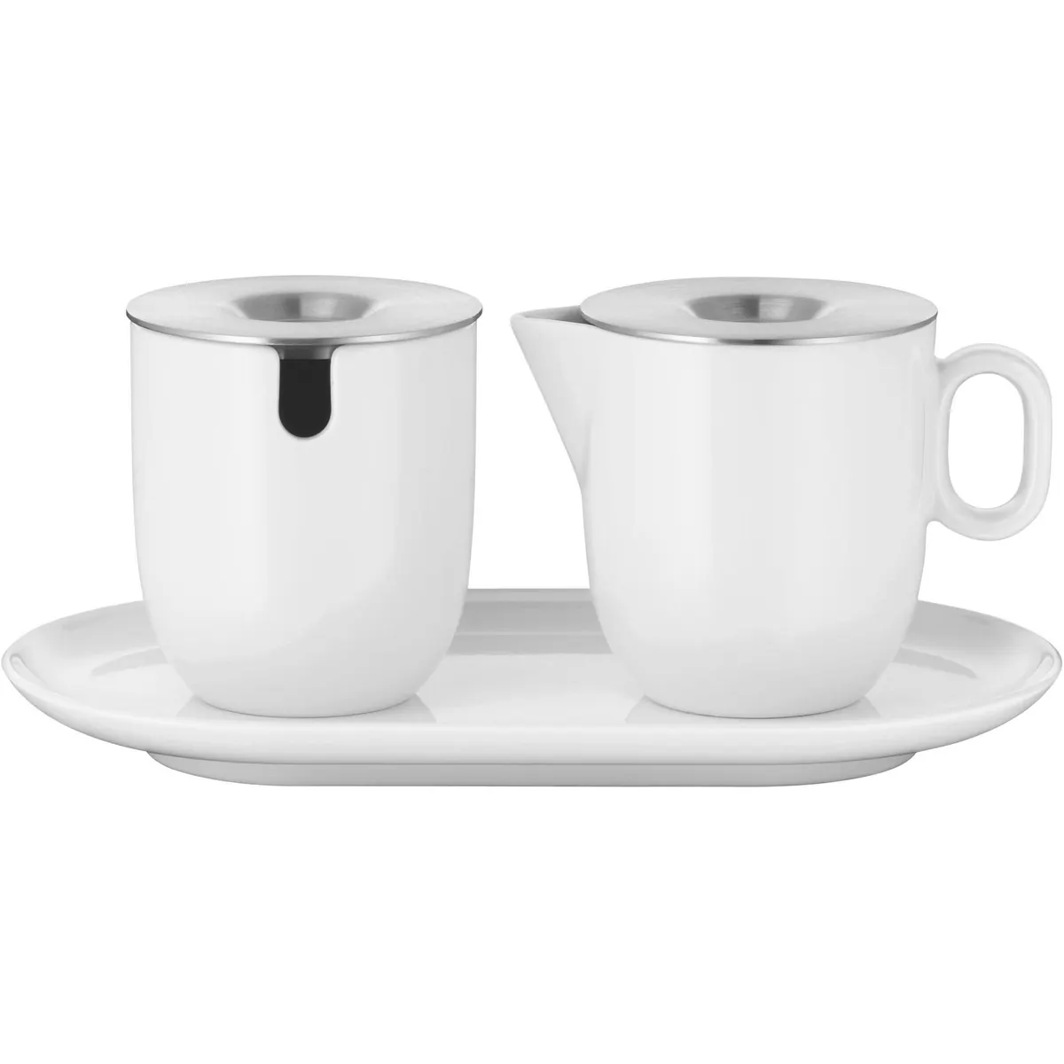 WMF Barista Zucker- & Milch-Set, elegantes Design, spülmaschinengeeignet, komfortables Handling