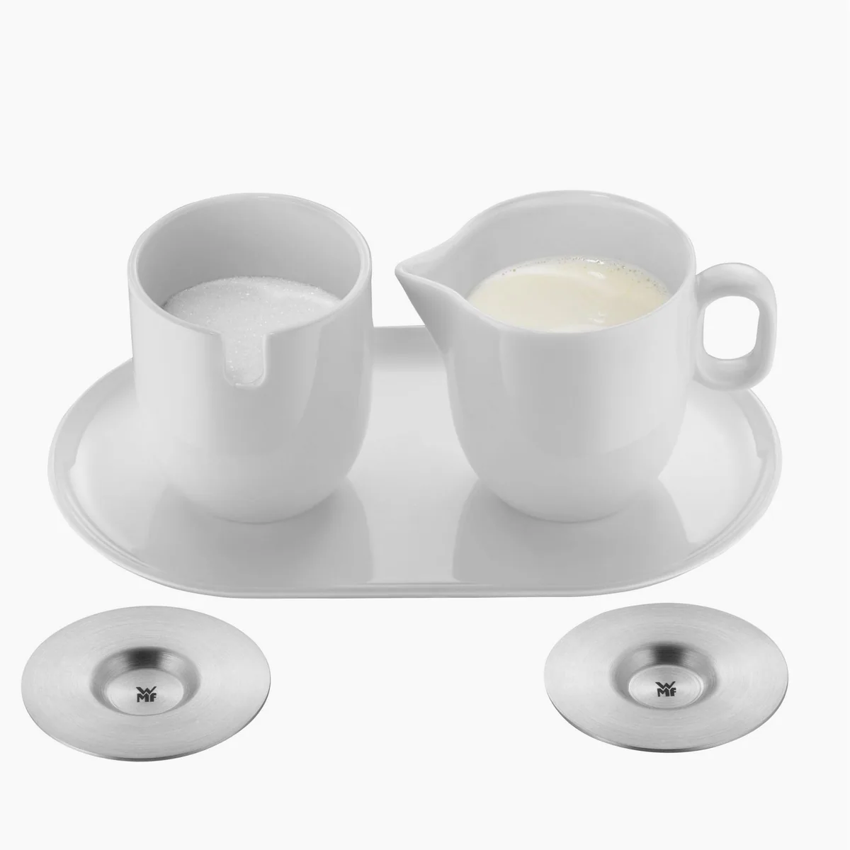 WMF Barista Zucker- & Milch-Set, elegantes Design, spülmaschinengeeignet, komfortables Handling 2